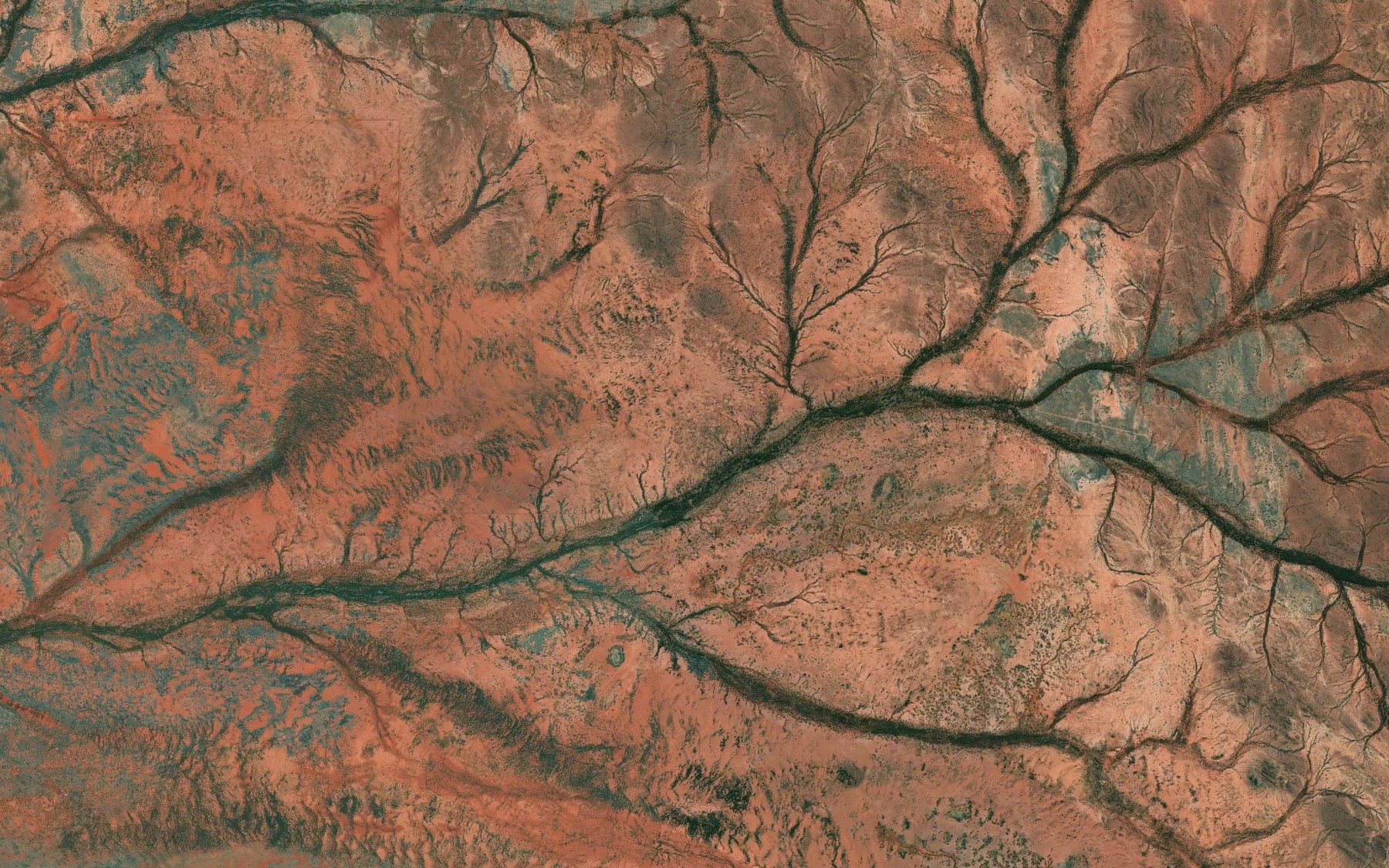 Satellite map of the Red Mulga Creek