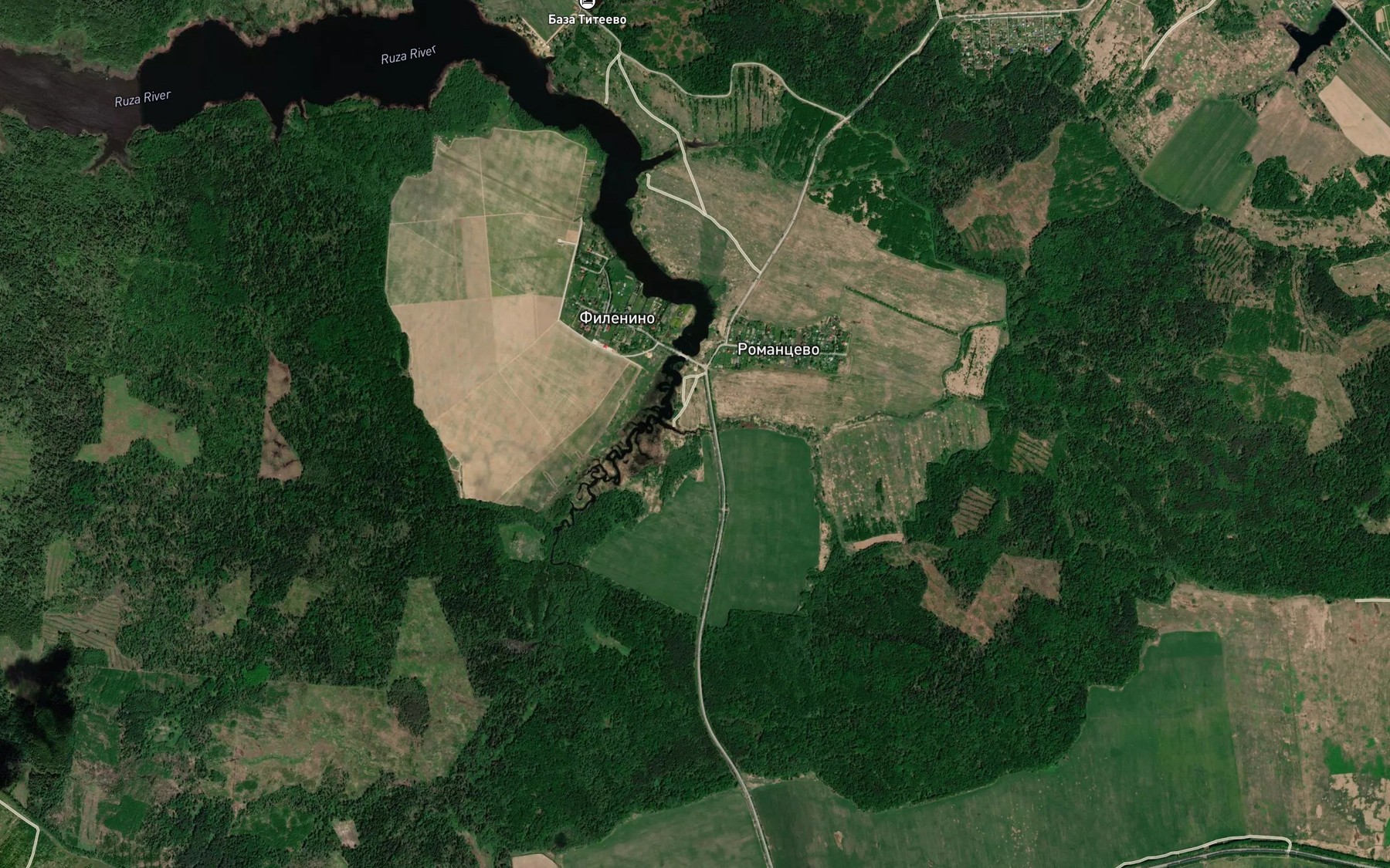 Satellite map of the Zharovnya