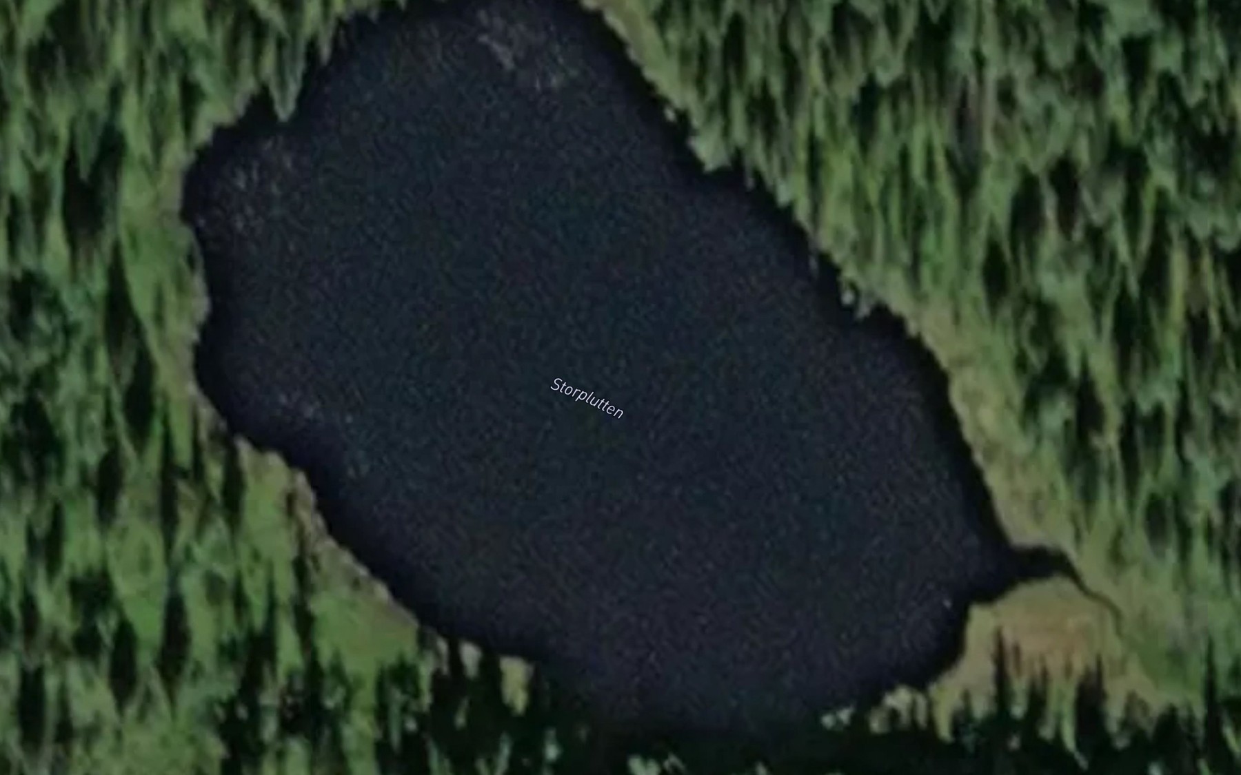 Satellite map of the Storplutten