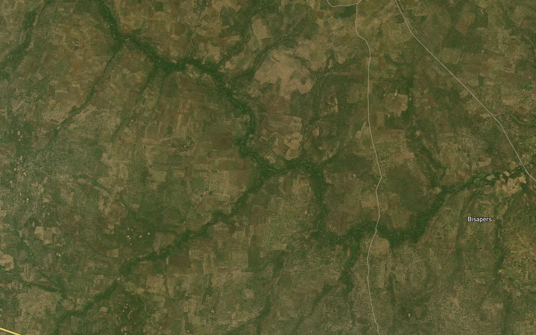 Satellite map of the River Ashiru