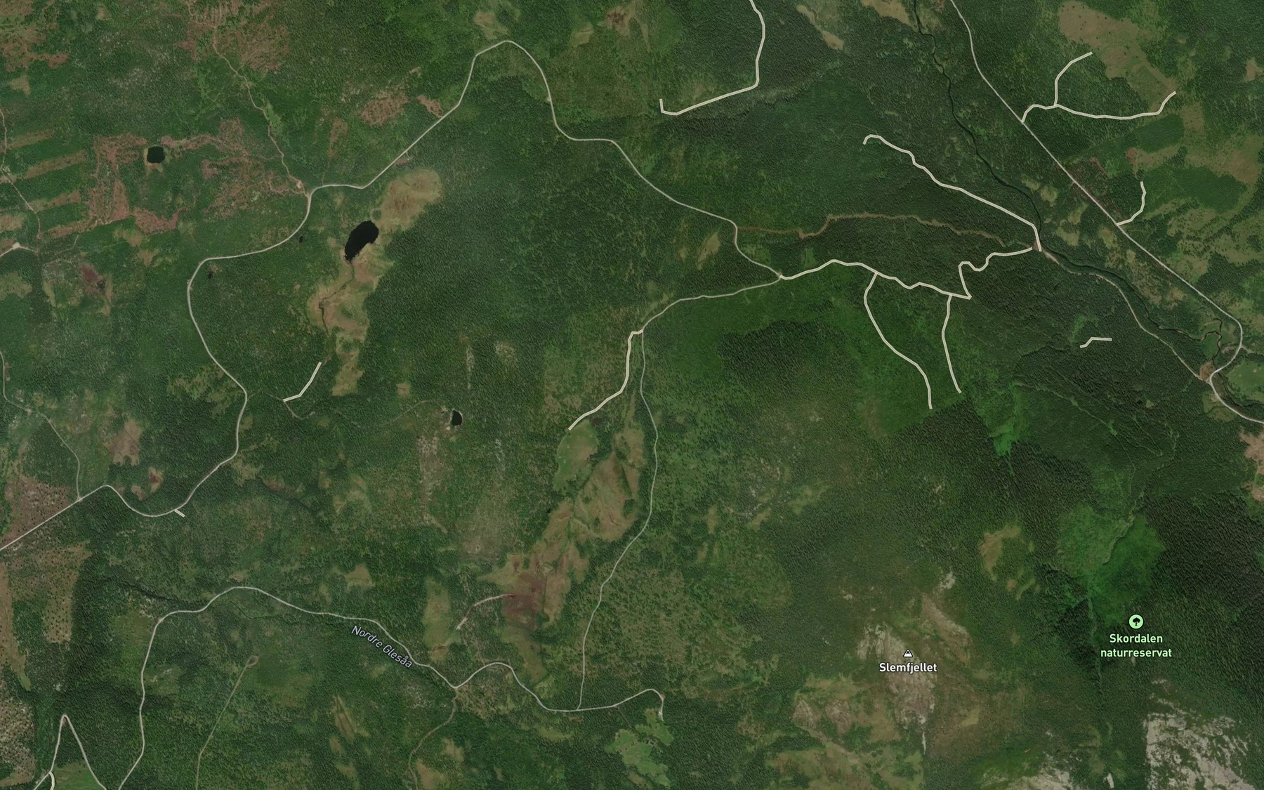 Satellite map of the Gravbekken