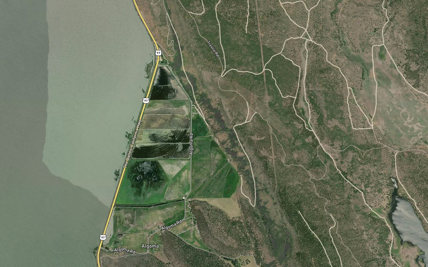 Satellite map of the Hummingbird Spring