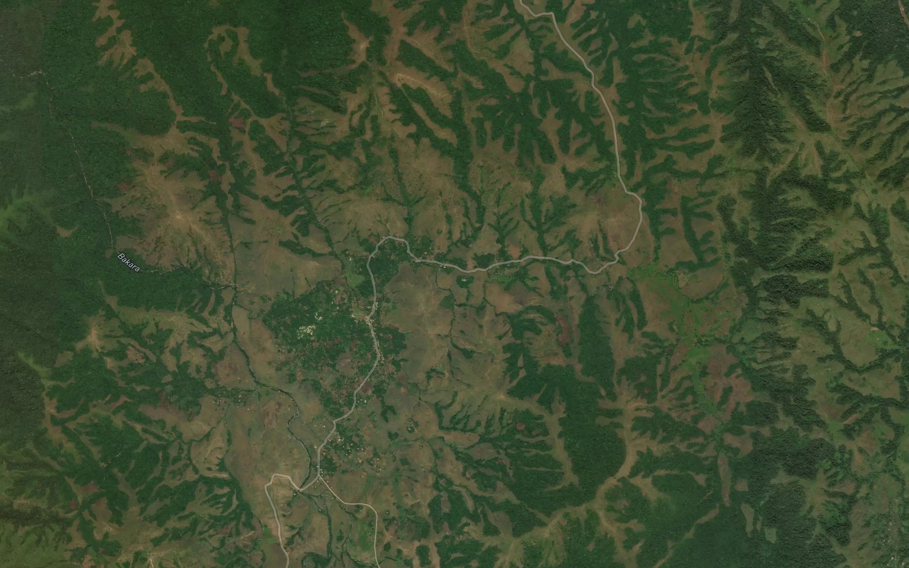 Satellite map of the Mabong