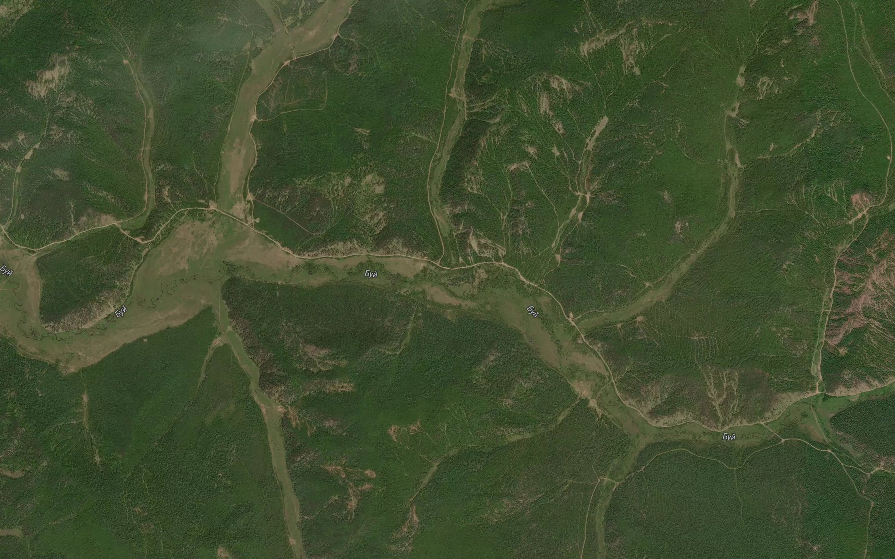 Satellite map of the Terent'yevka