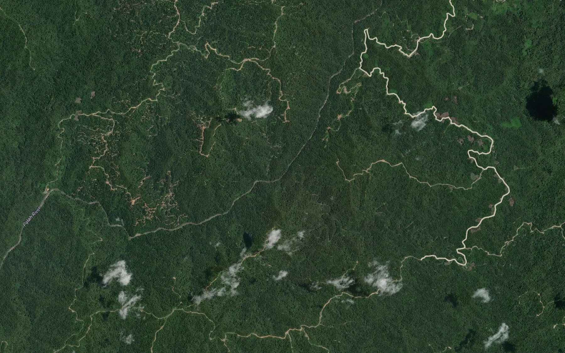 Satellite map of the Giam Batang