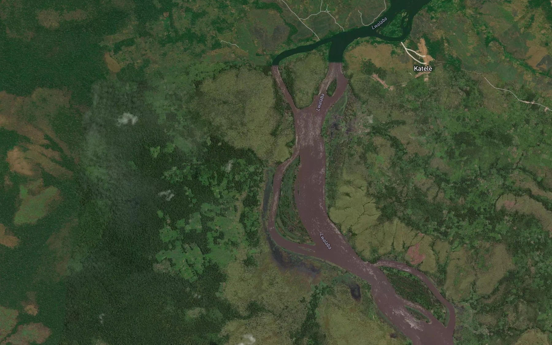 Satellite map of the Kahila