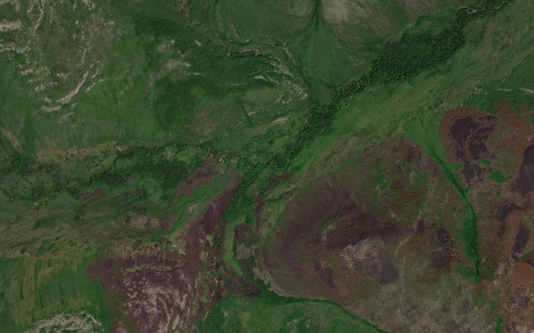 Satellite map of the Yuktanda