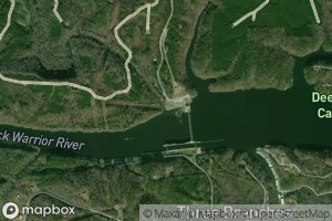Satellite map of the Yellow Creek