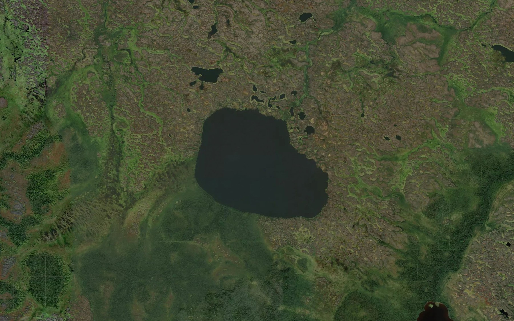 Satellite map of the Ozero Pisyakhasre