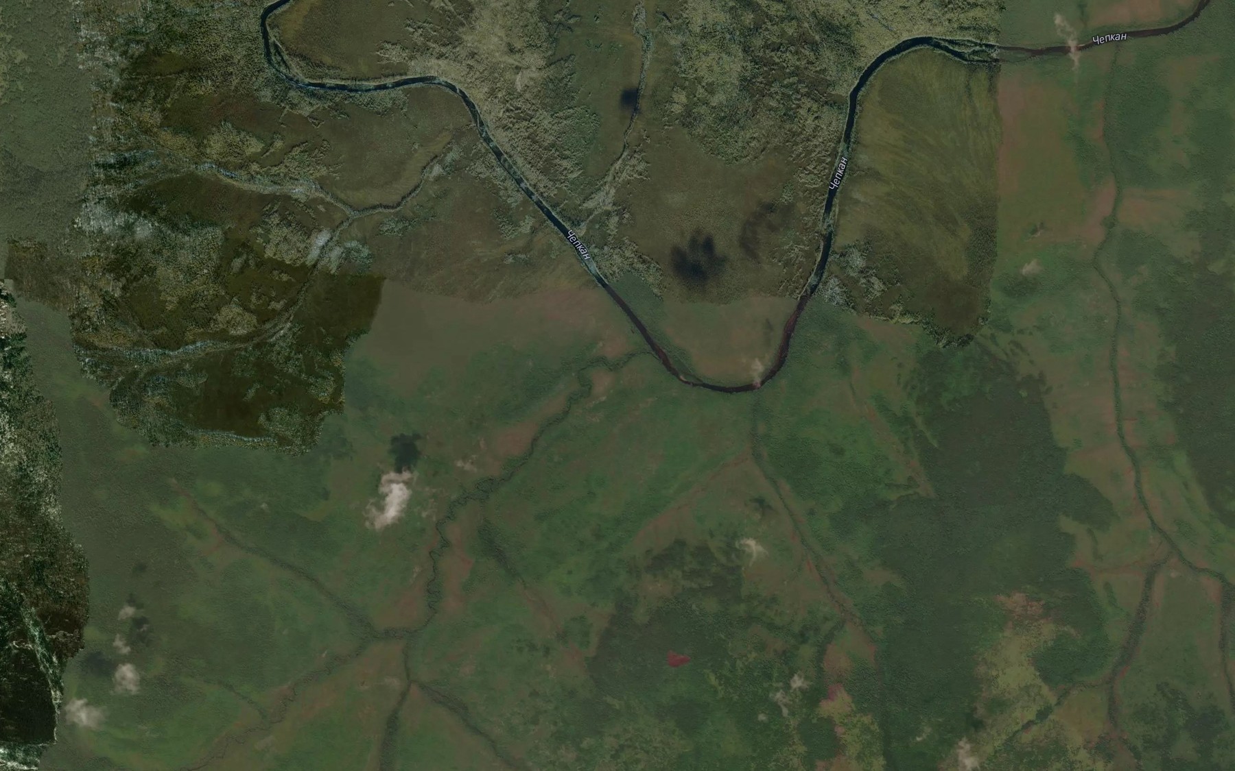 Satellite map of the Spokoynyy