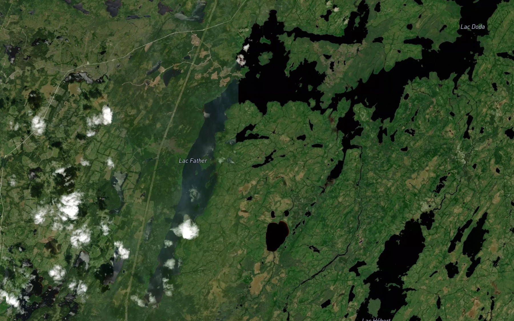 Satellite map of the Lac Father