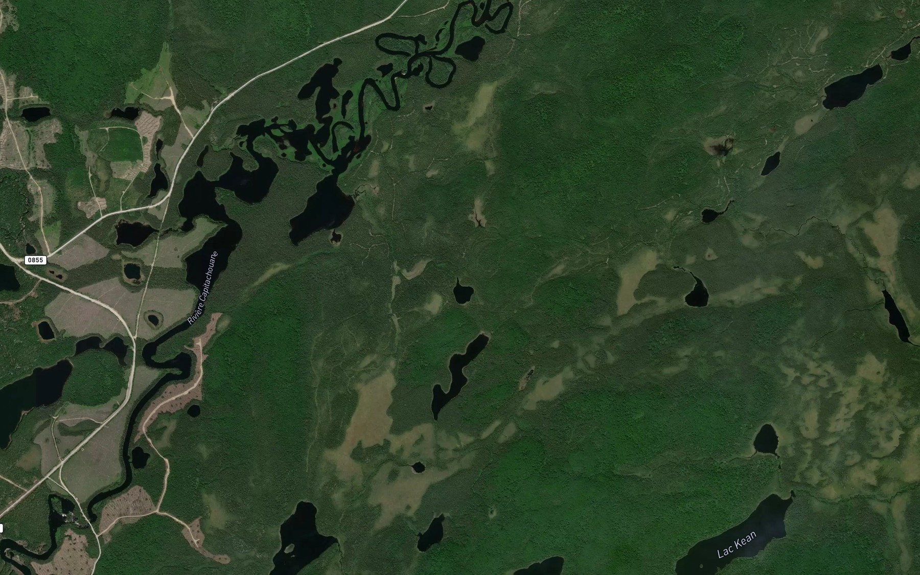 Satellite map of the Lac Scopoli