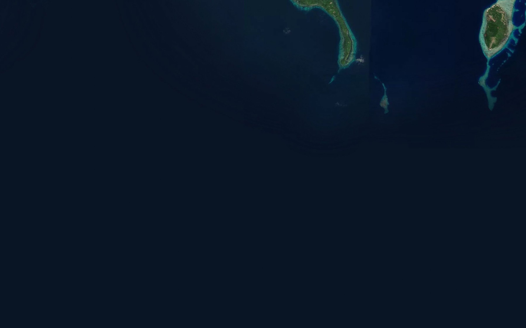 Satellite map of the Walters Reef
