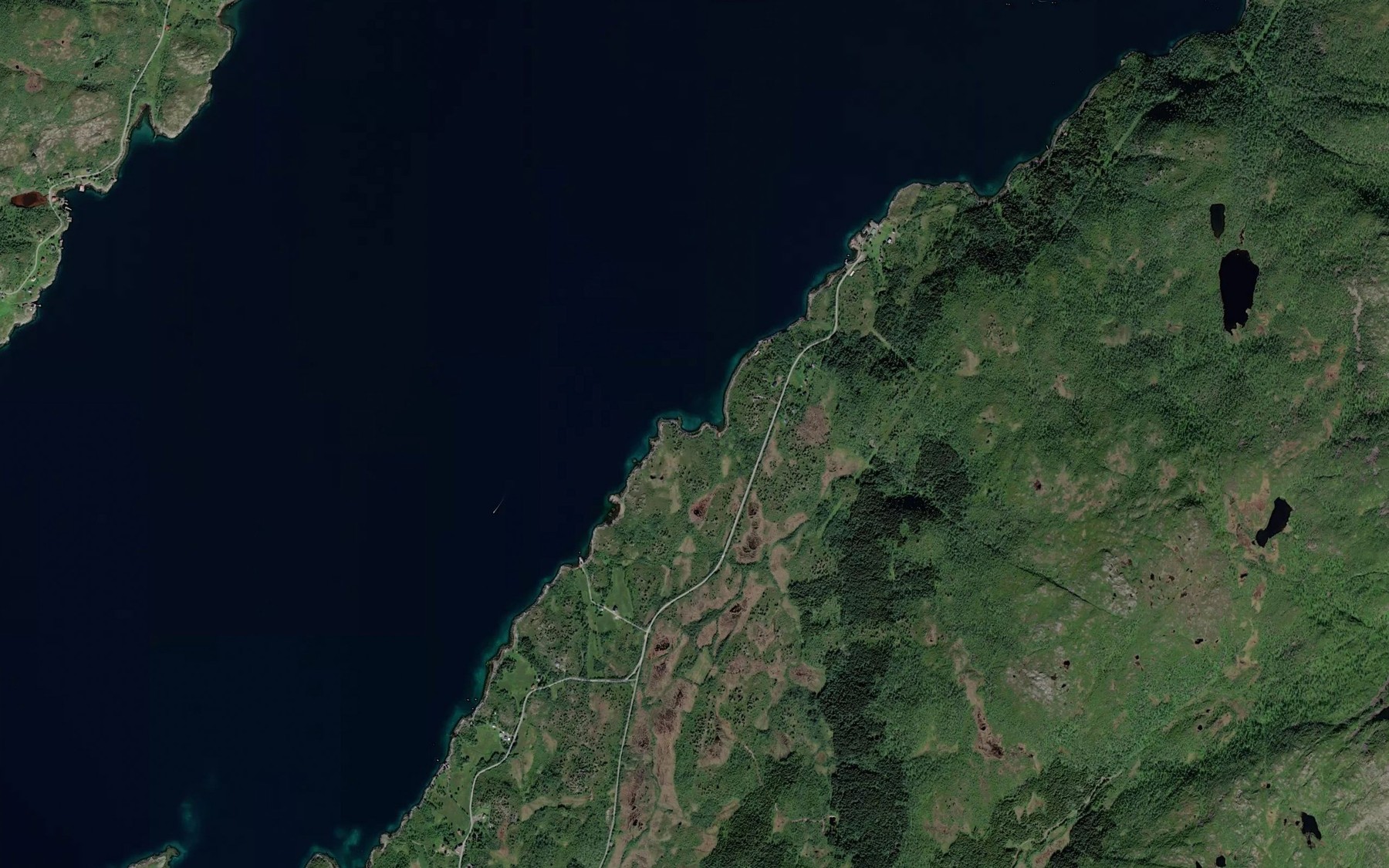 Satellite map of the Perfinnvika