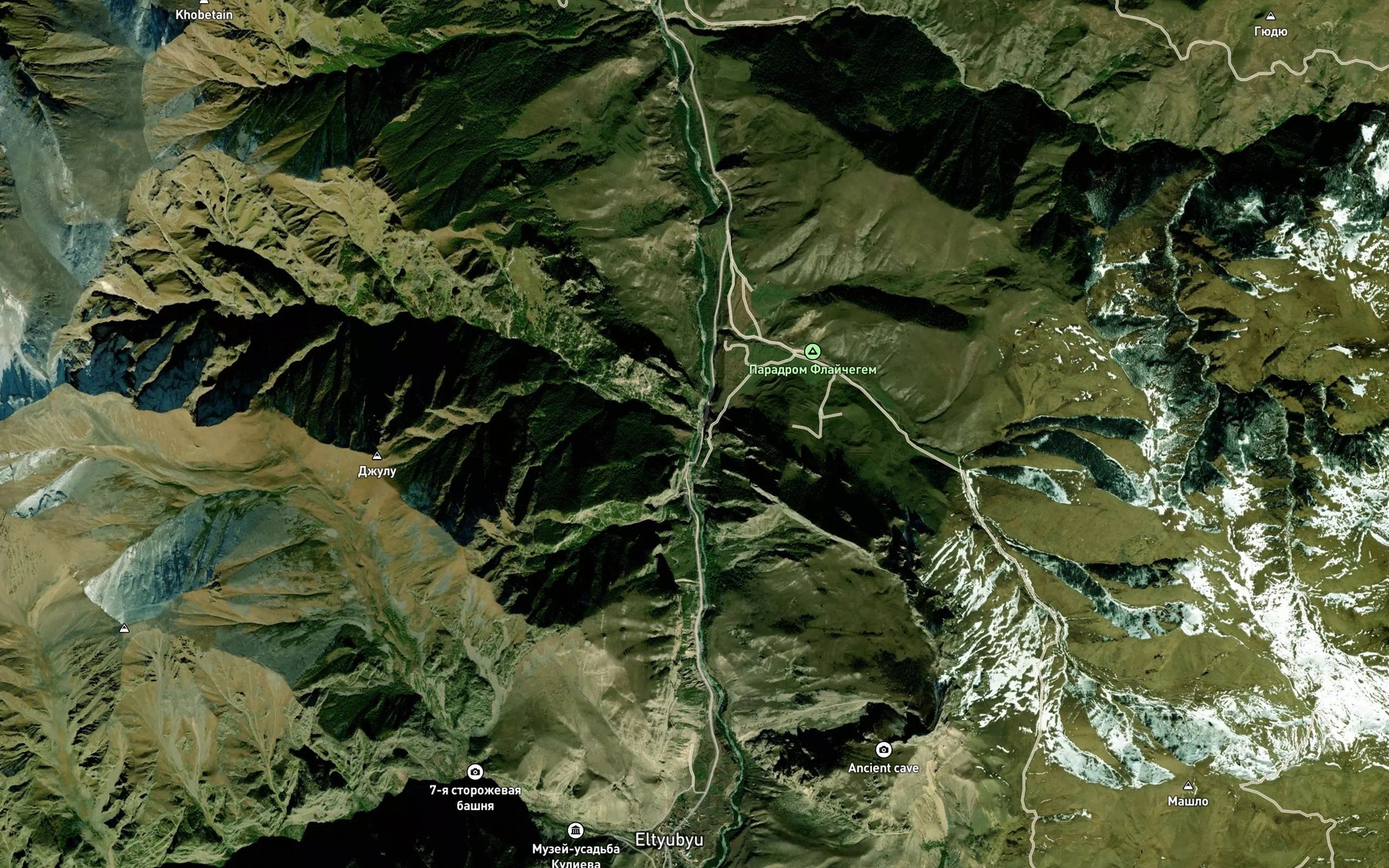 Satellite map of the Etmyushkol