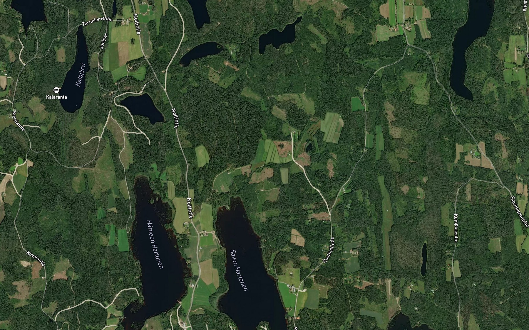 Satellite map of the Koivuinenoja