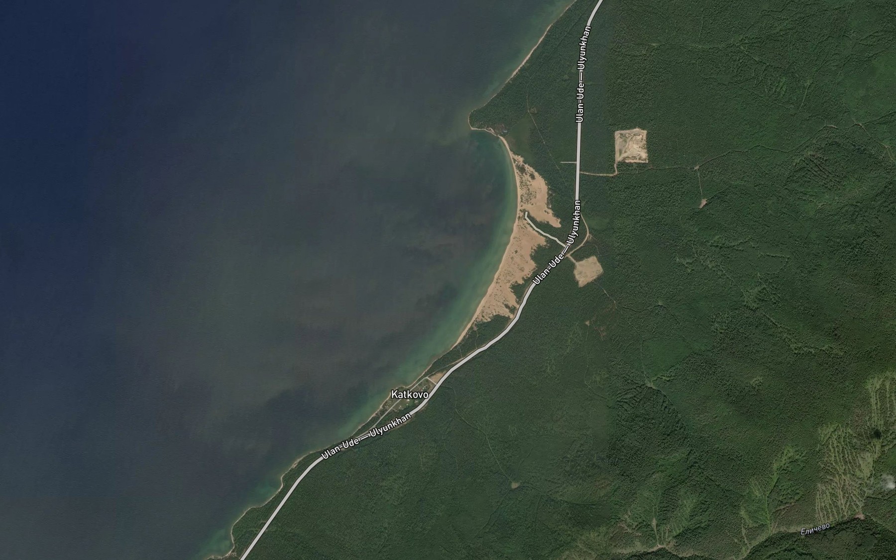 Satellite map of the Guba Katkova