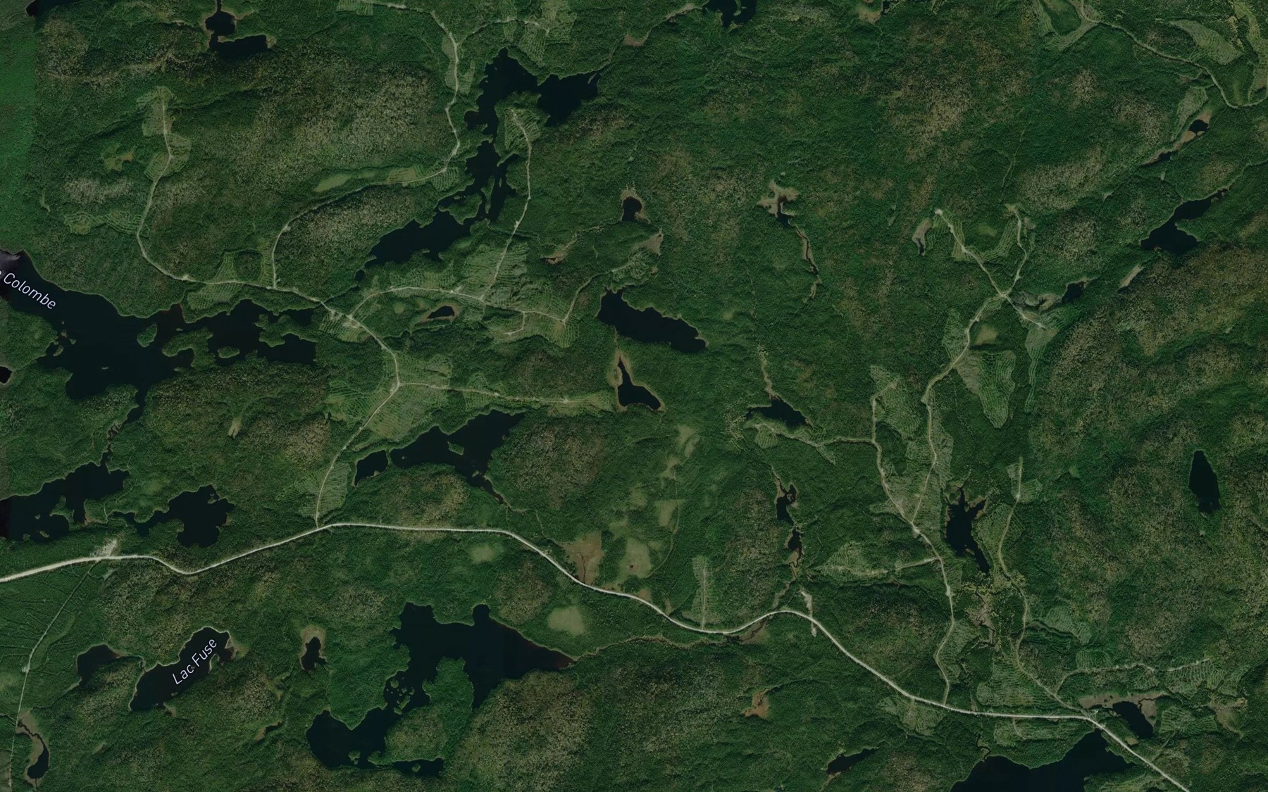 Satellite map of the Lac Venus