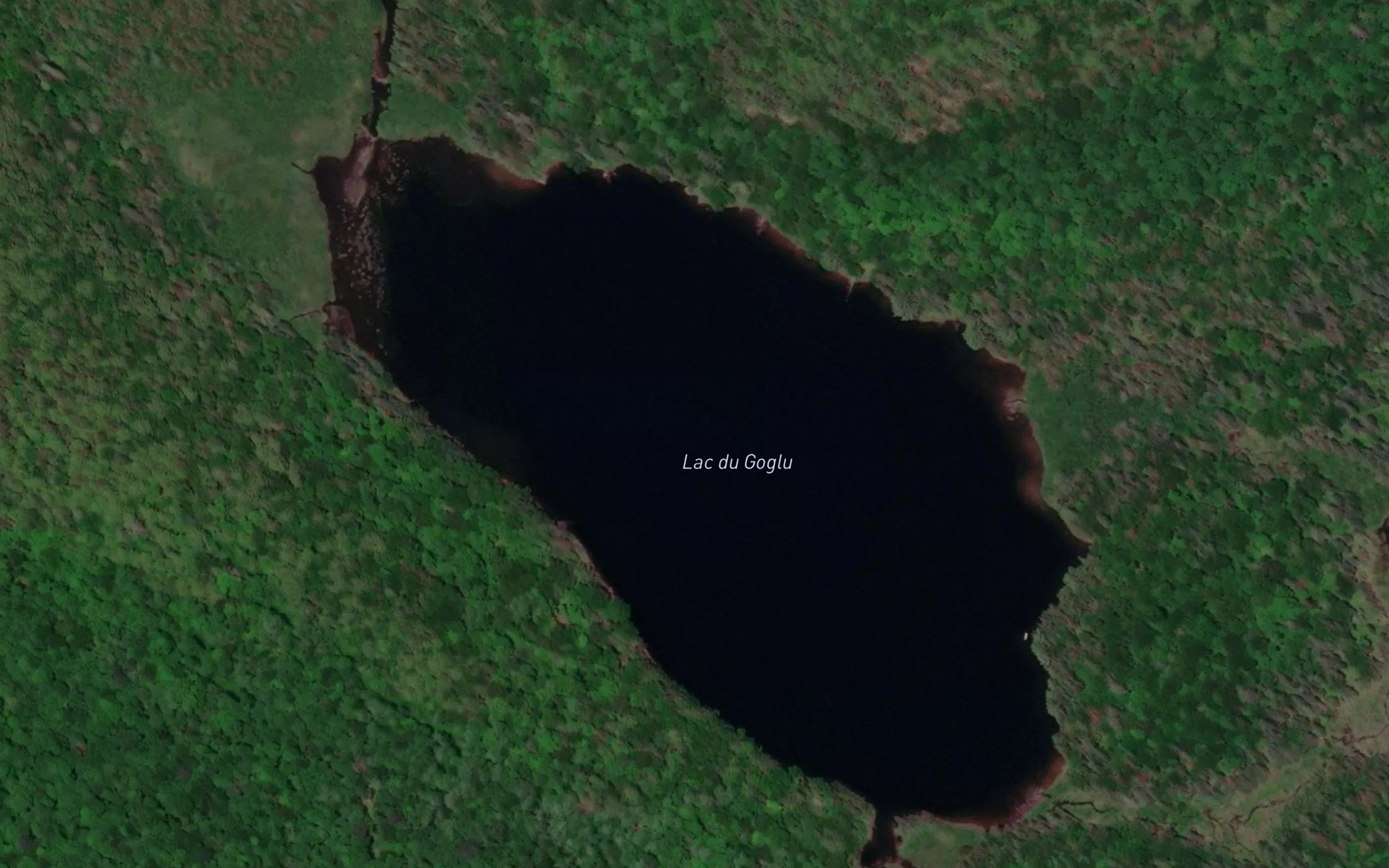 Satellite map of the Lac du Goglu