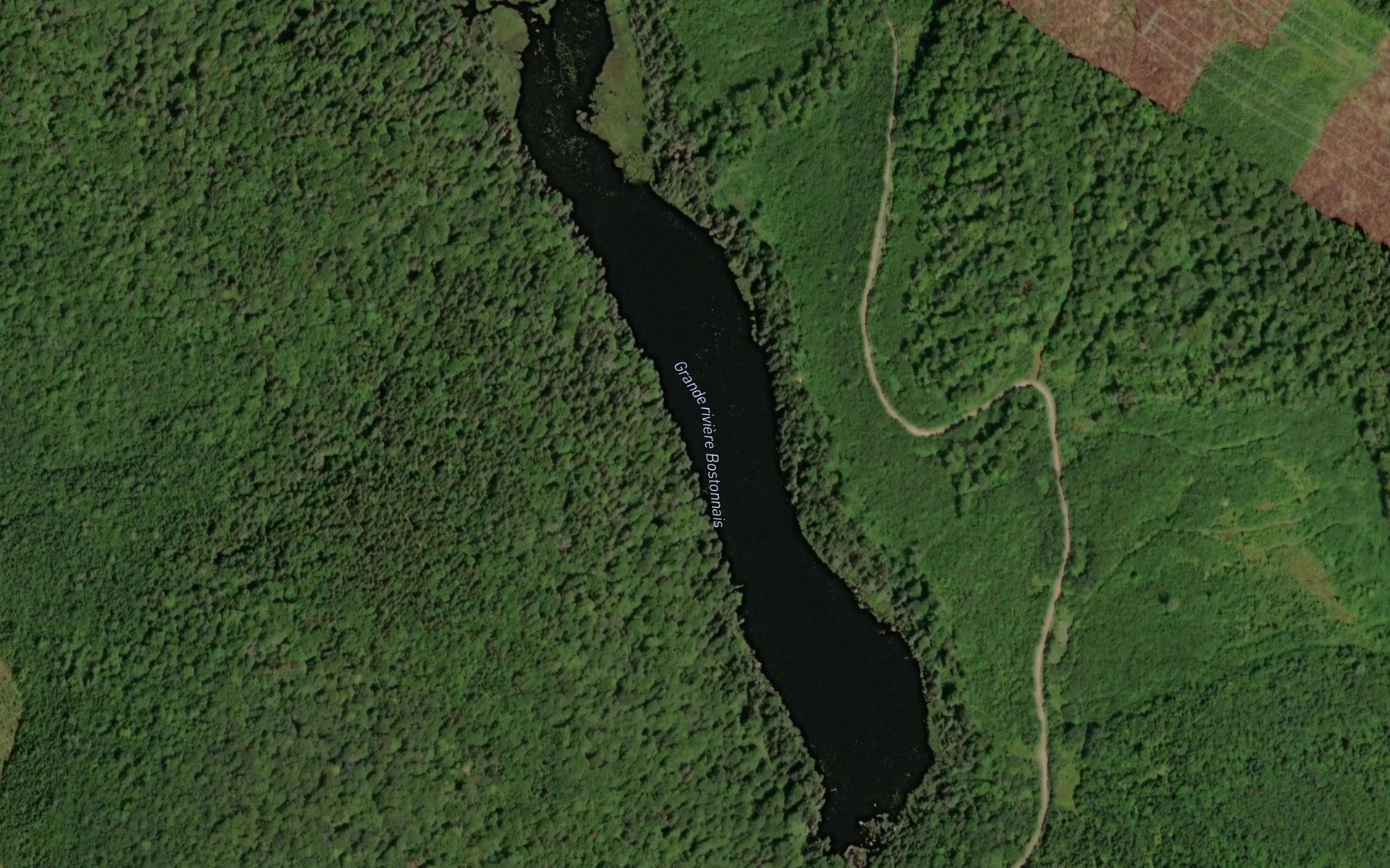 Satellite map of the Lac de la Grande Recoupe