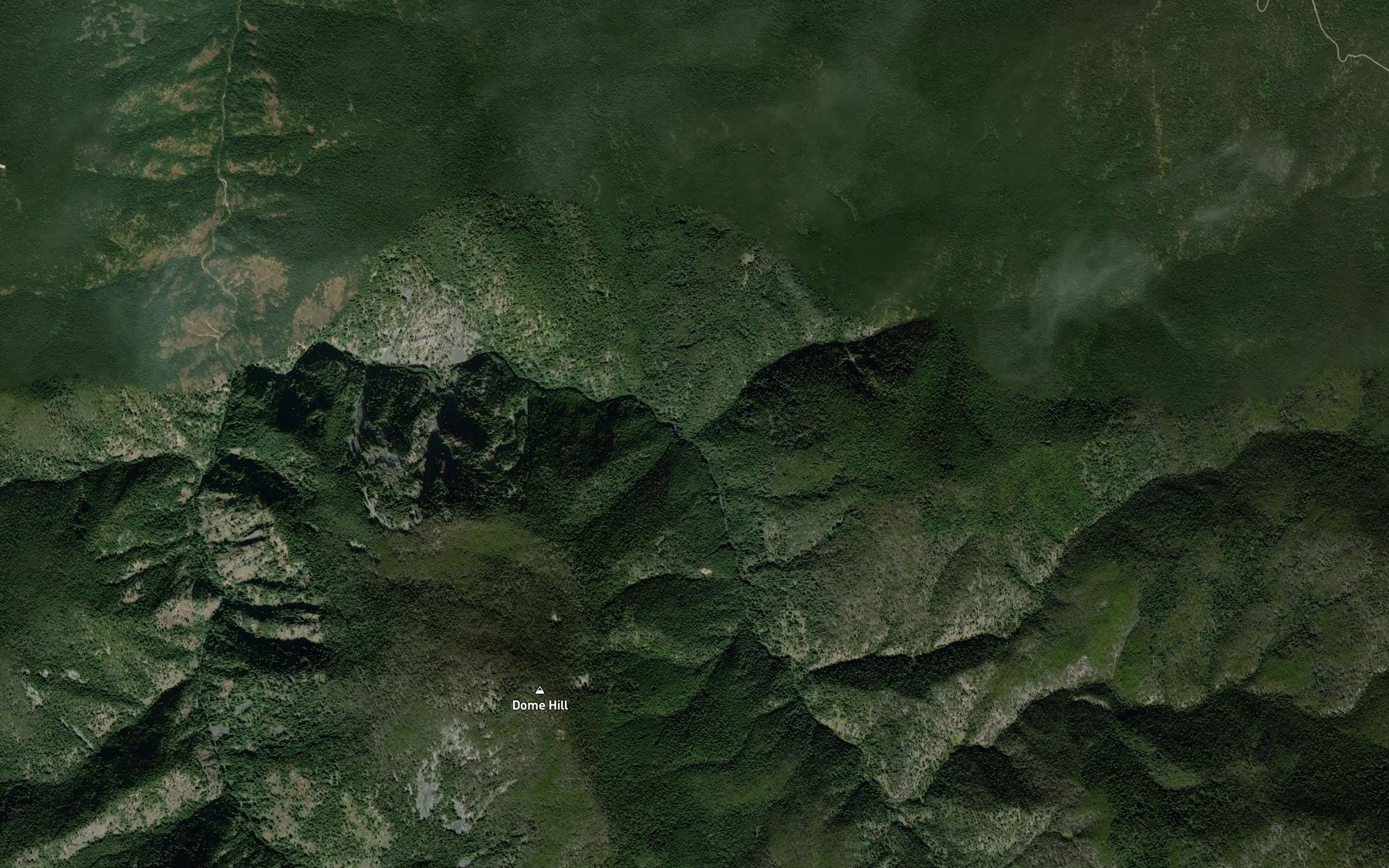 Satellite map of the Frank Brown Creek