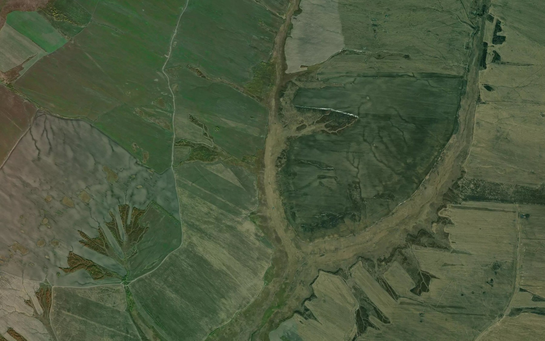 Satellite map of the Pad' Shevtsova