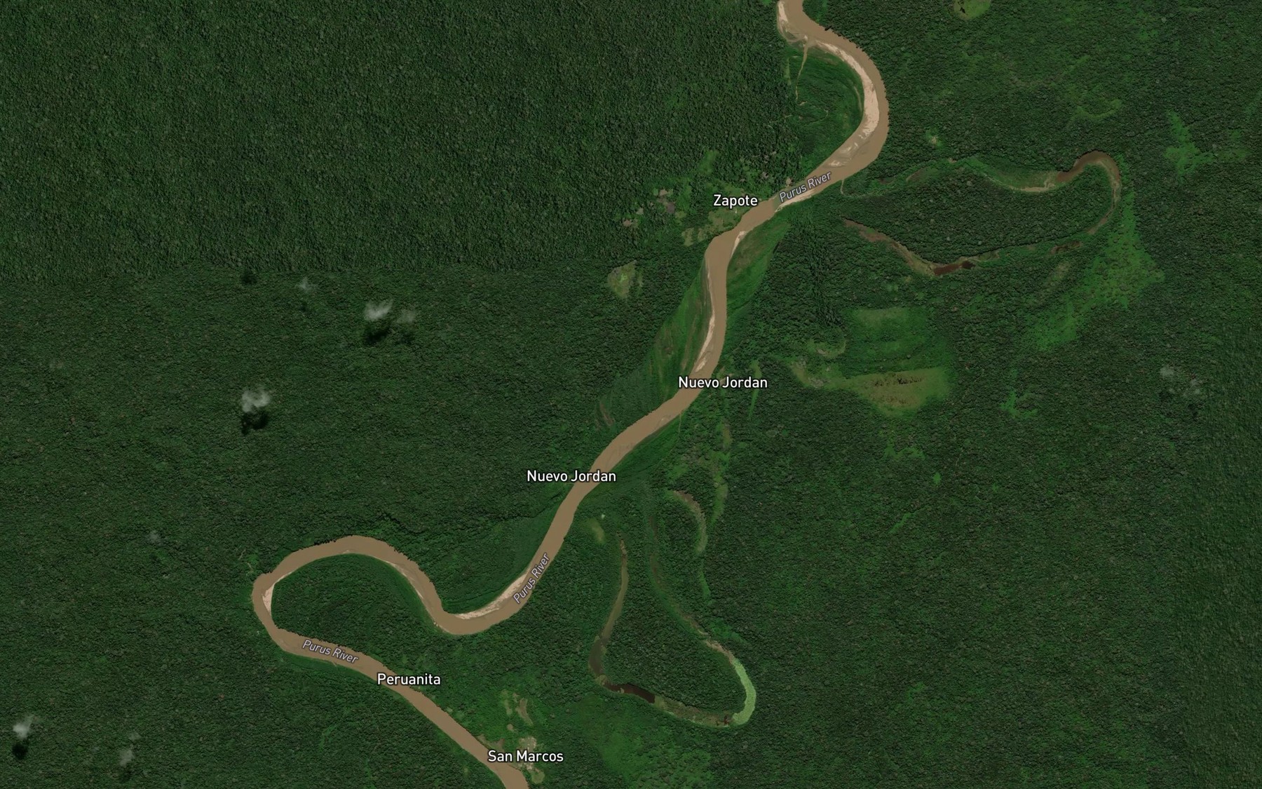 Satellite map of the Rio Piquinique