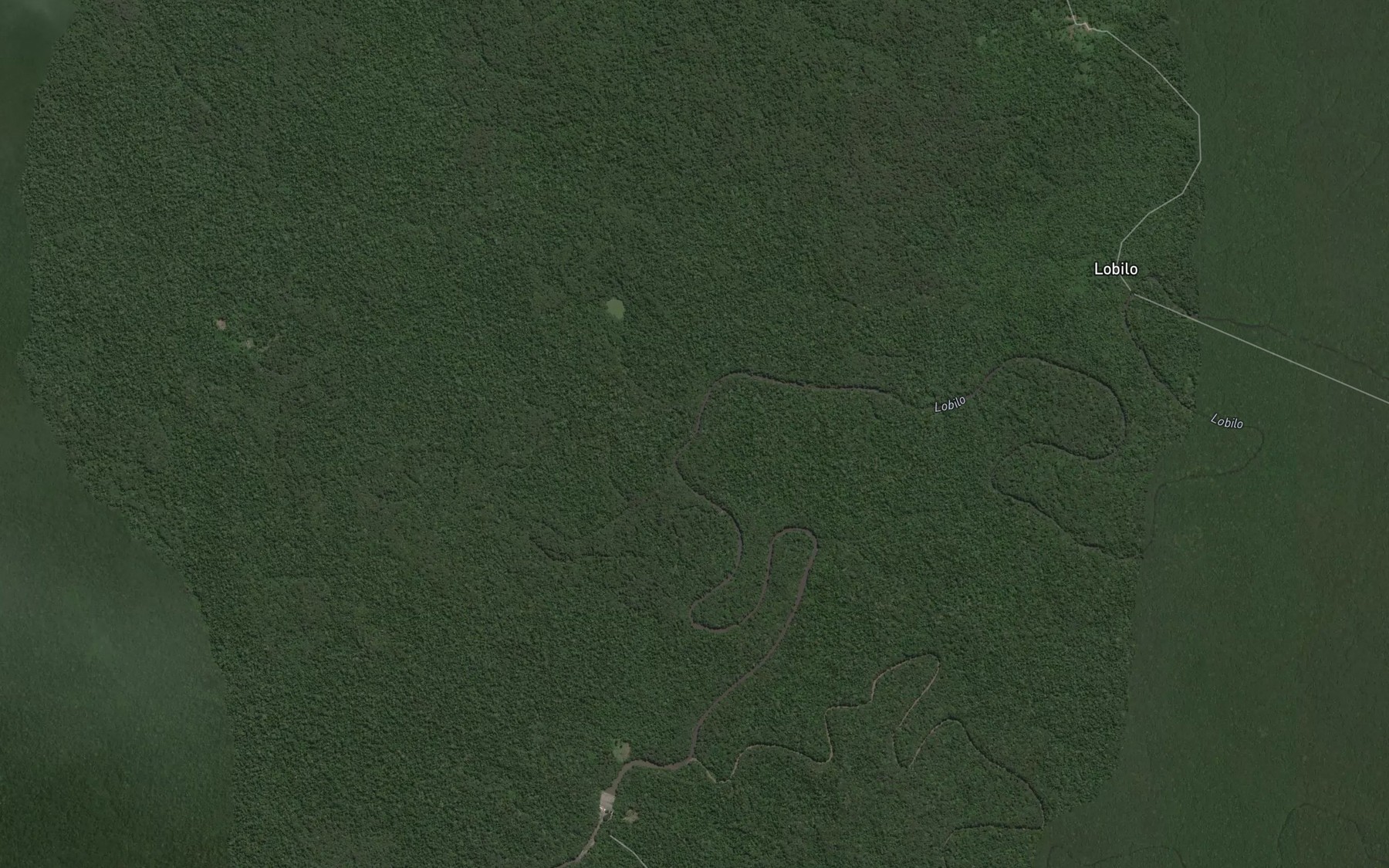 Satellite map of the Matembe