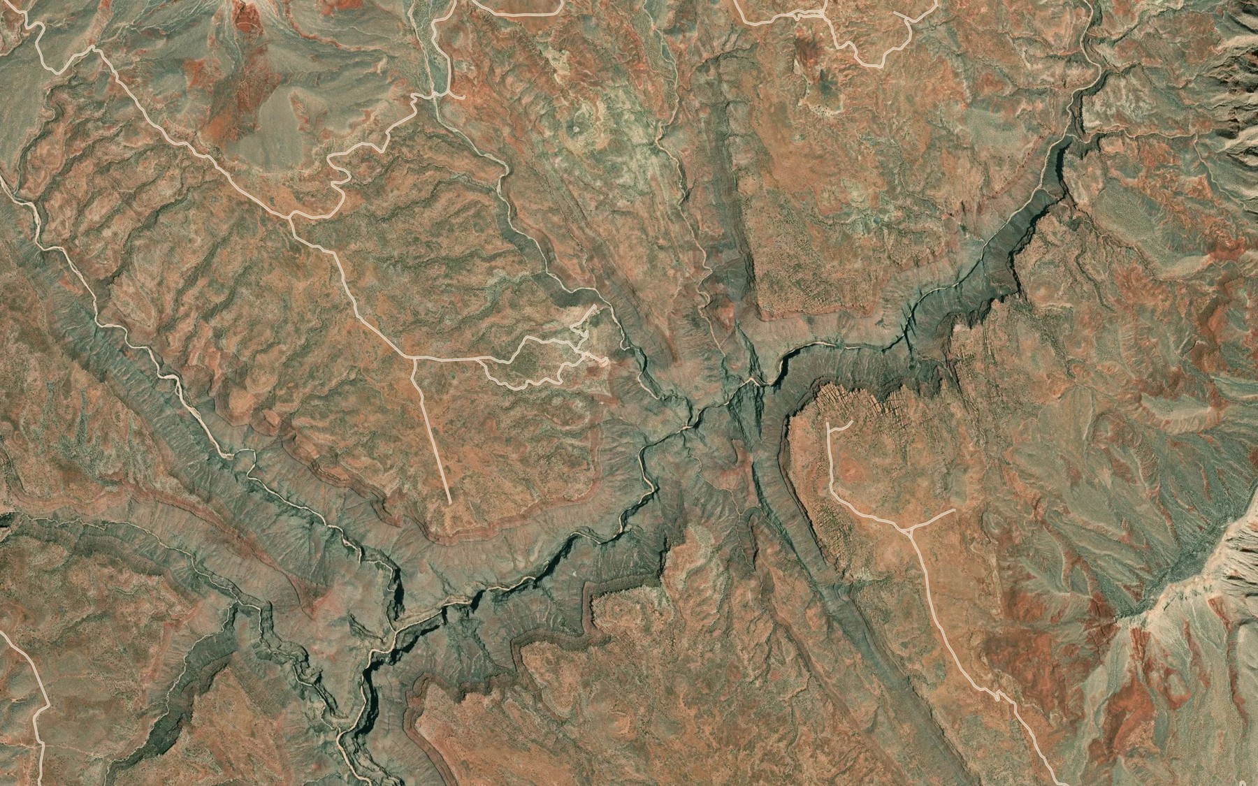Satellite map of the George Spring