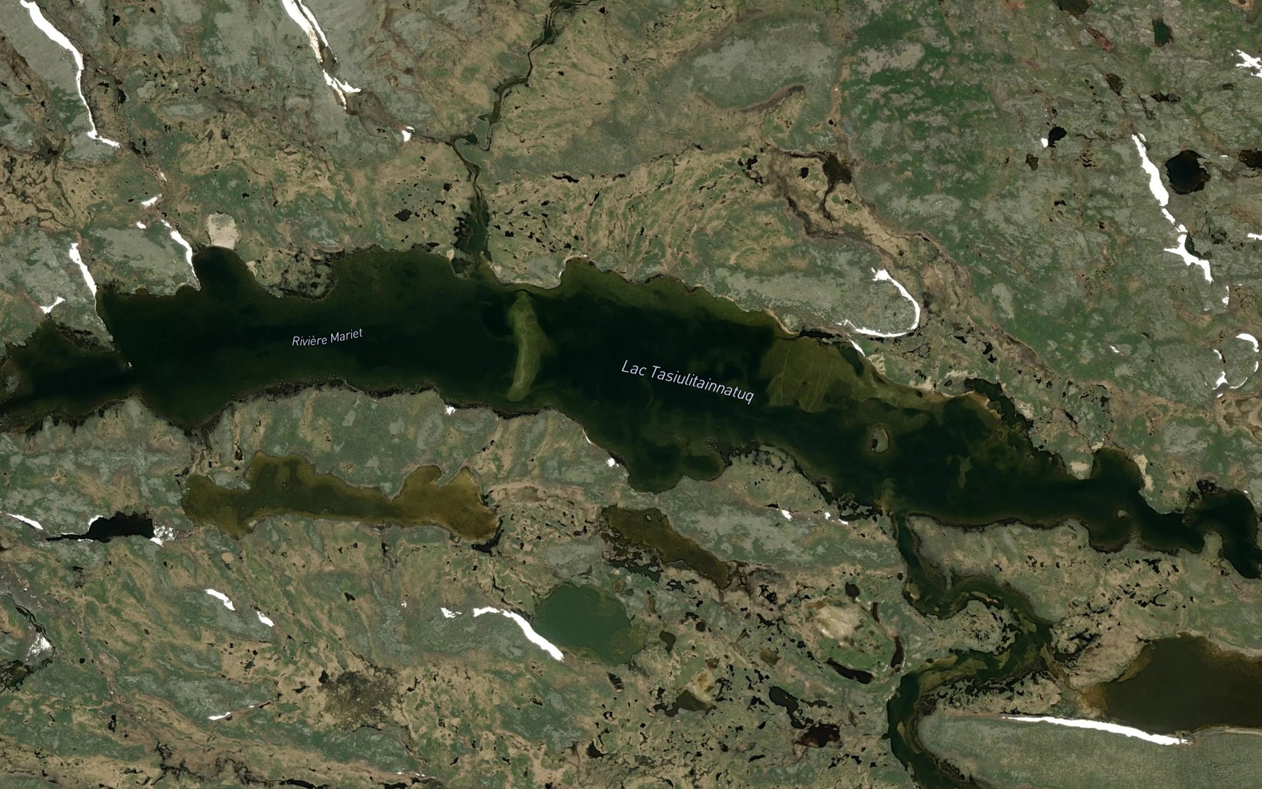Satellite map of the Lac Tasiulitainnatuq