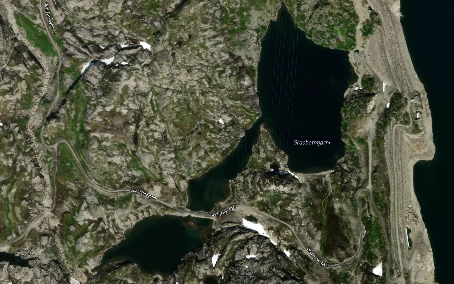 Satellite map of the Grasbotntjorni