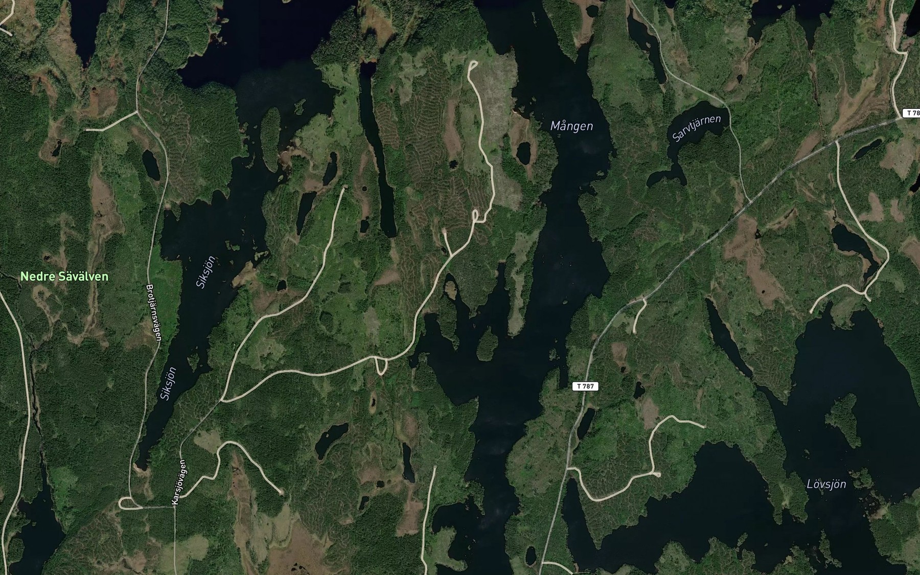 Satellite map of the Mangs Agar