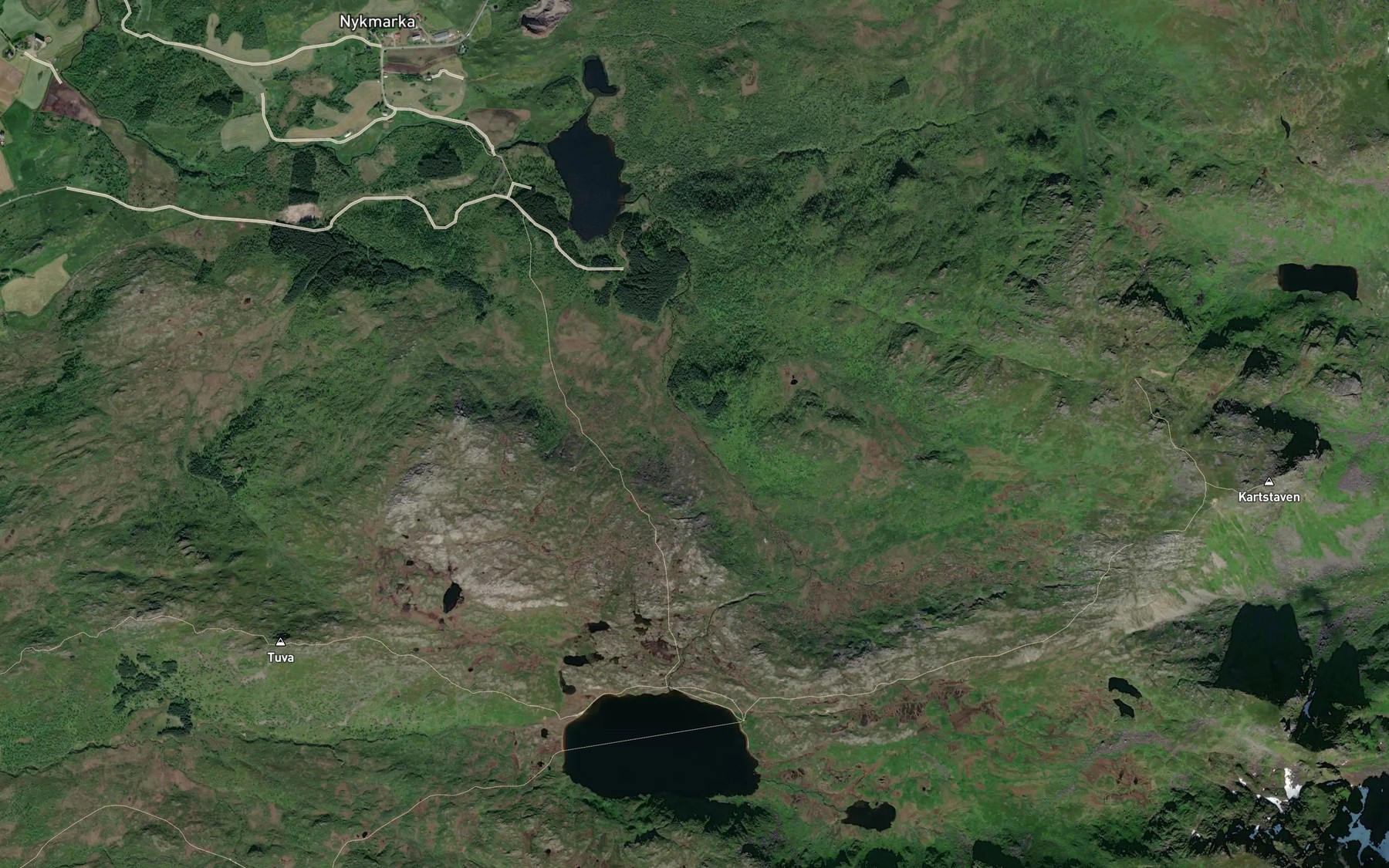 Satellite map of the Gronlielva