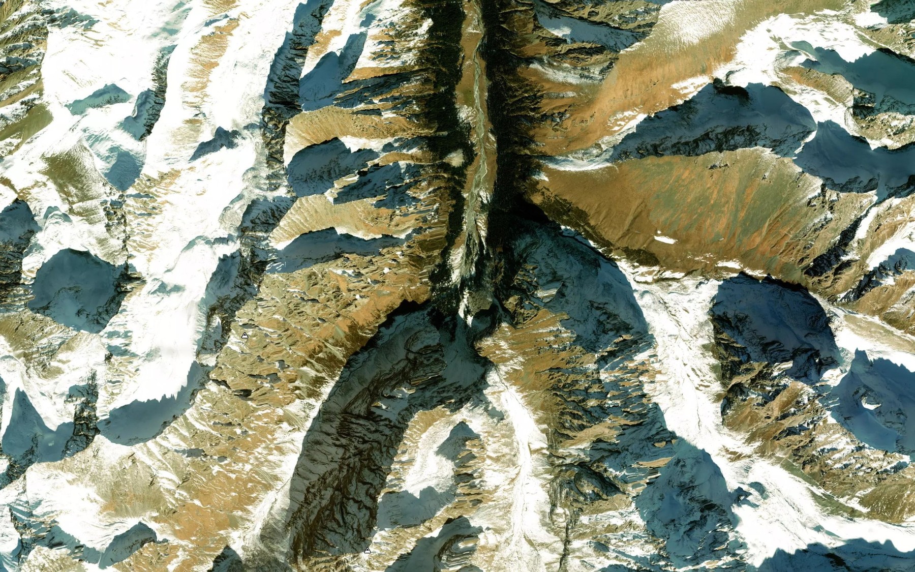 Satellite map of the Ashutor
