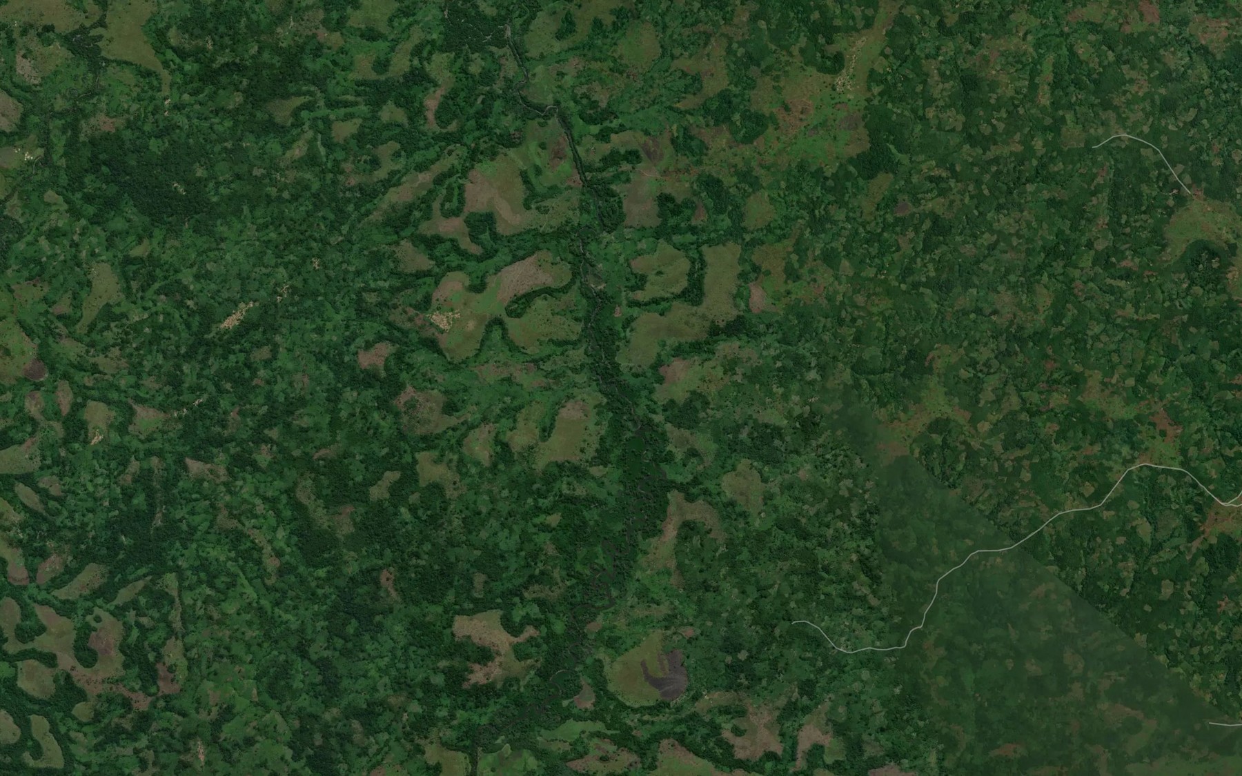 Satellite map of the Kande