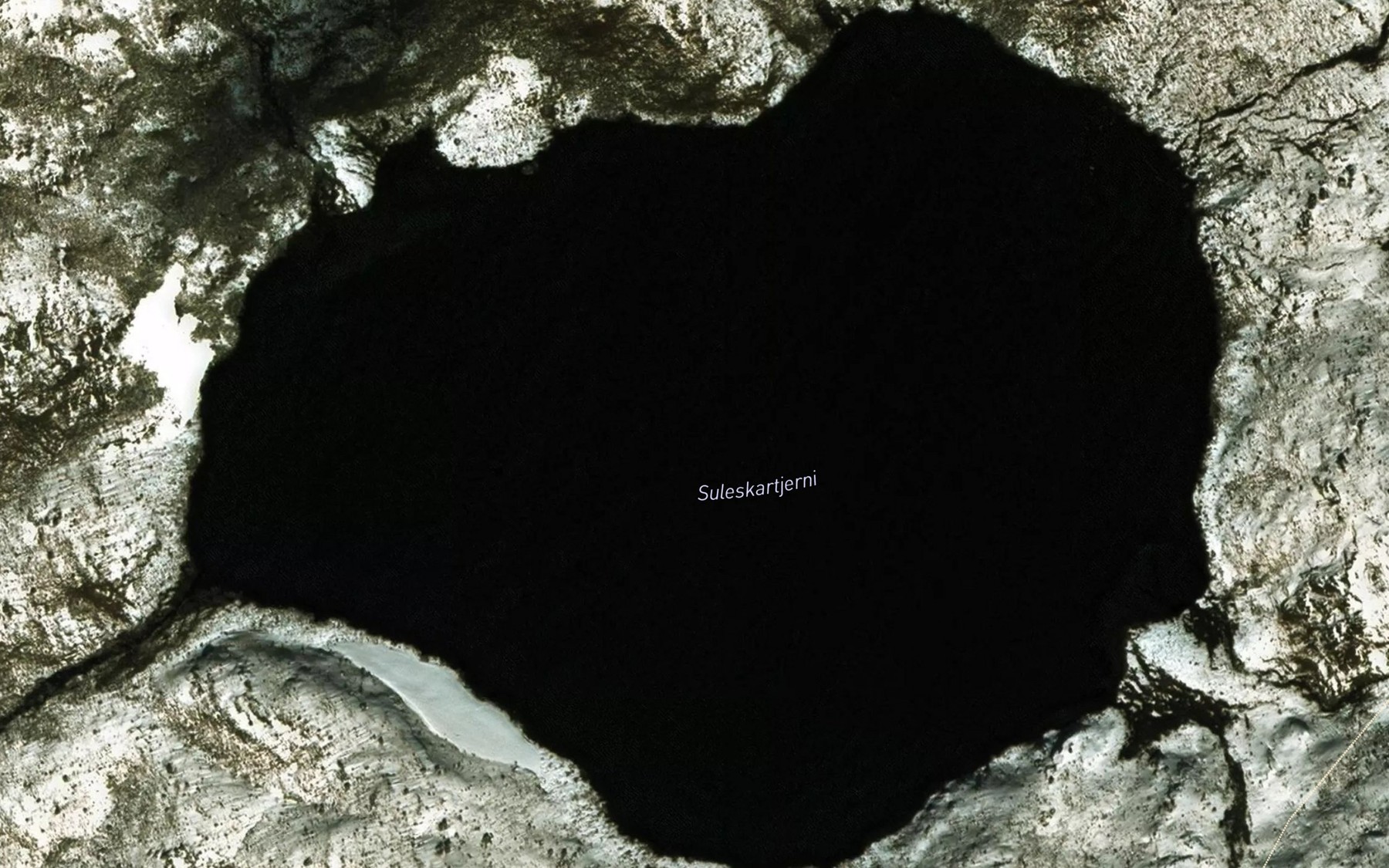 Satellite map of the Suleskardtjerni