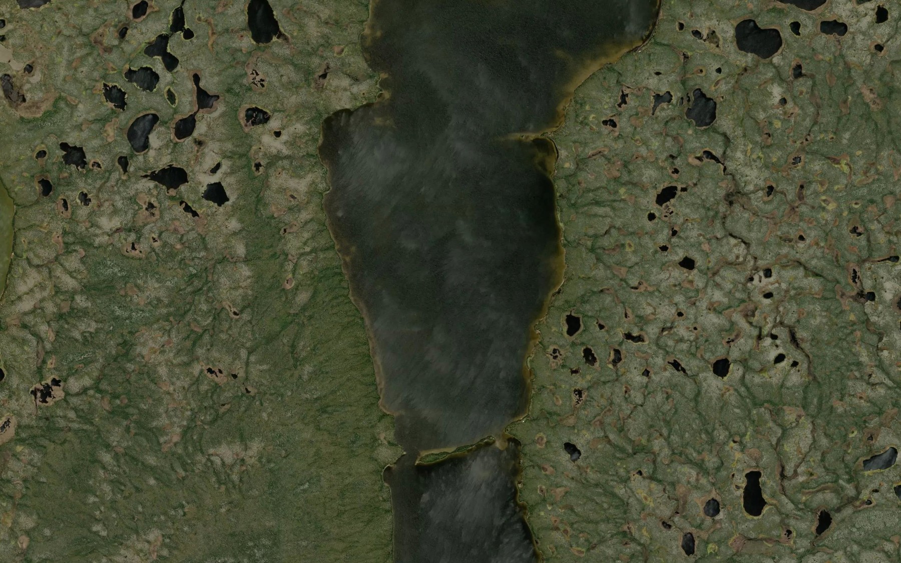 Satellite map of the Oolduy Lake