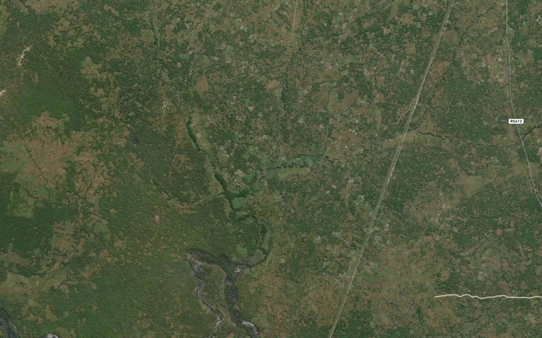Satellite map of the Kamayale