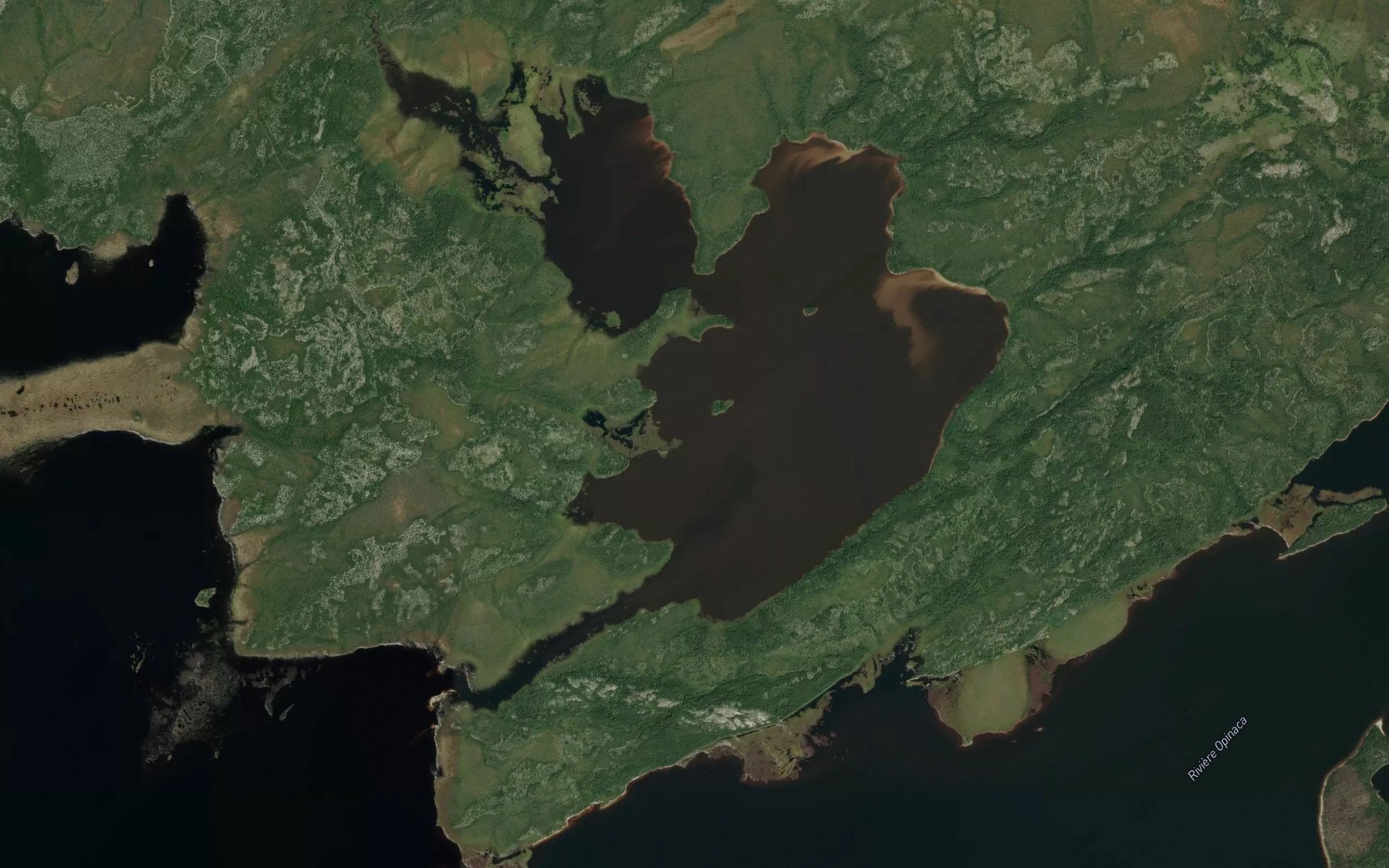Satellite map of the Baie Wapakw