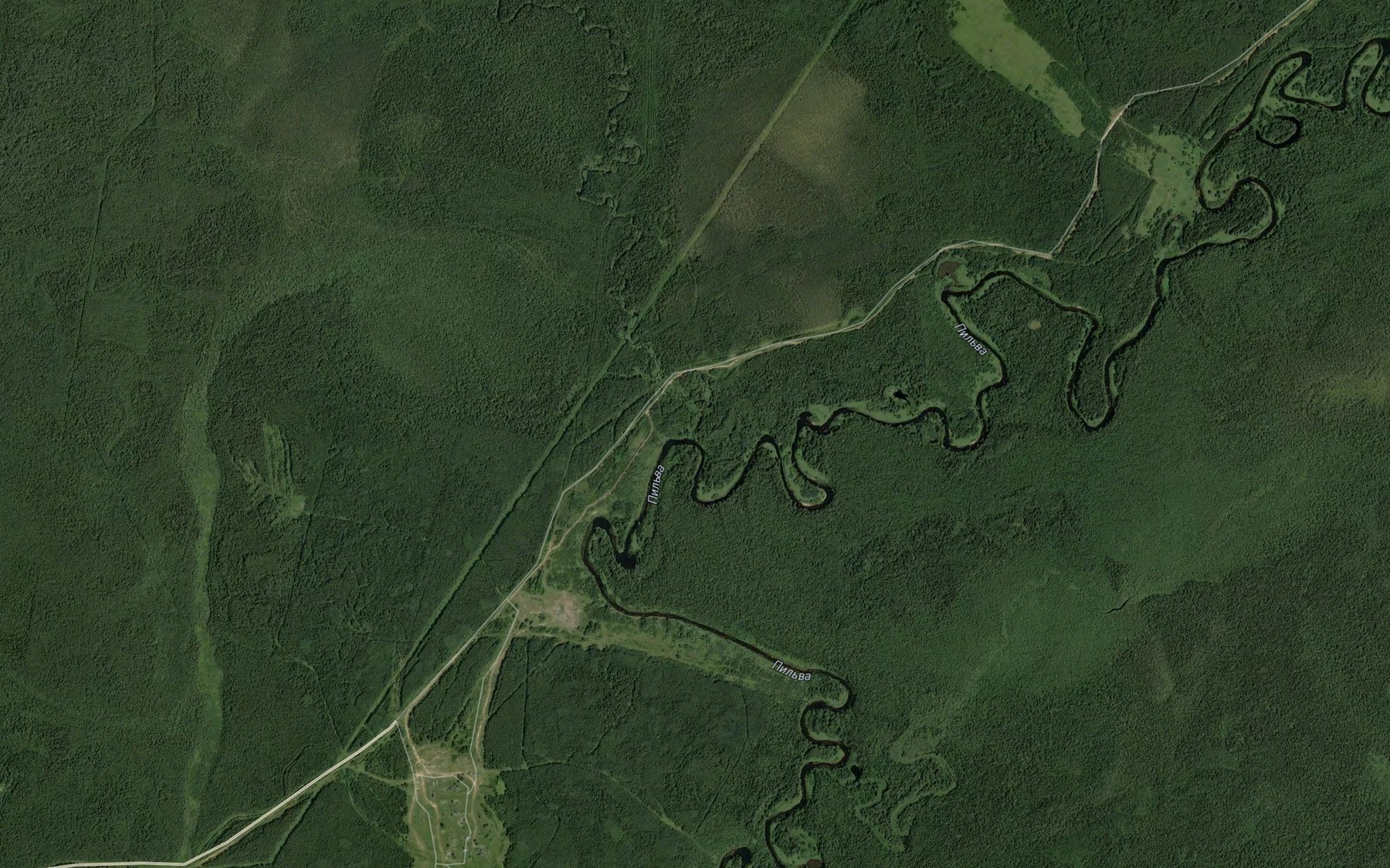 Satellite map of the Silogor
