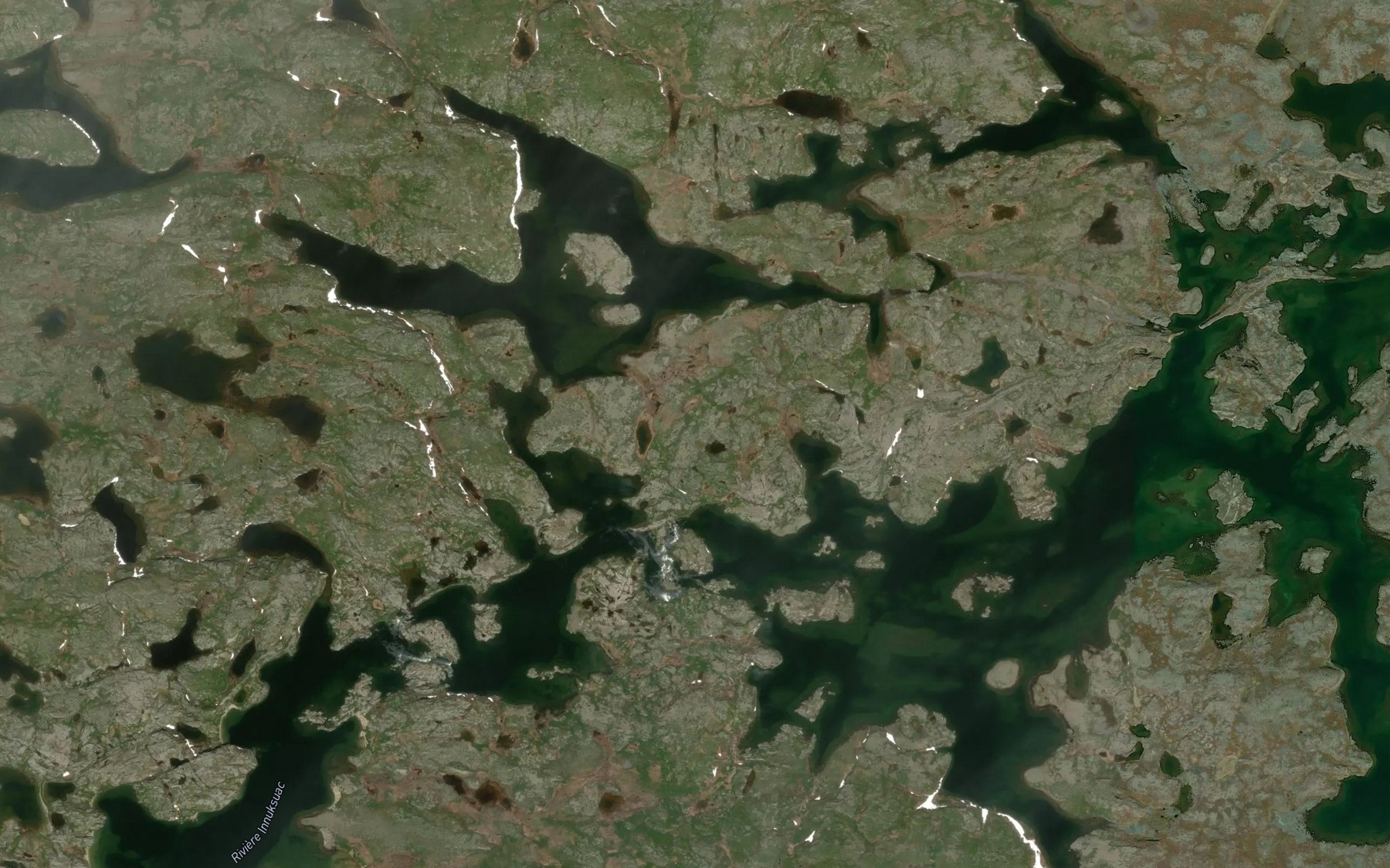 Satellite map of the Rapides Qullivinirtalik