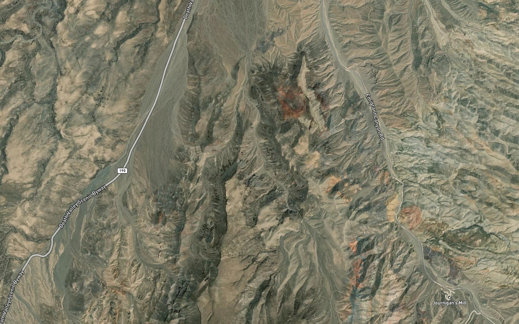 Satellite map of the Jayhawker Spring