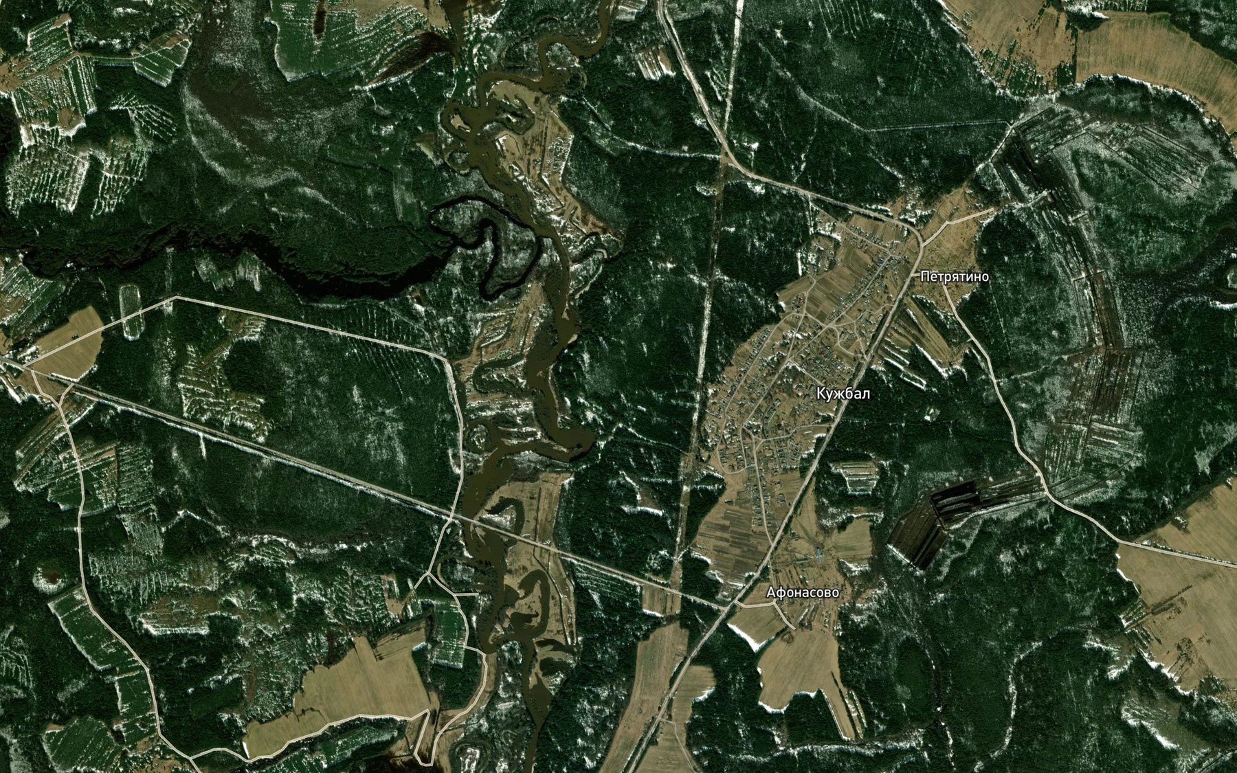 Satellite map of the Ingir'