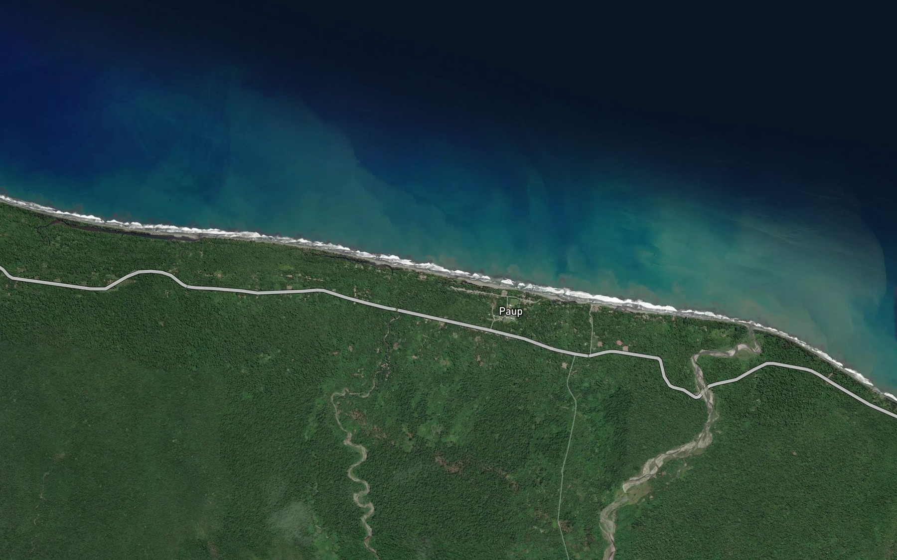 Satellite map of the Koronal Creek