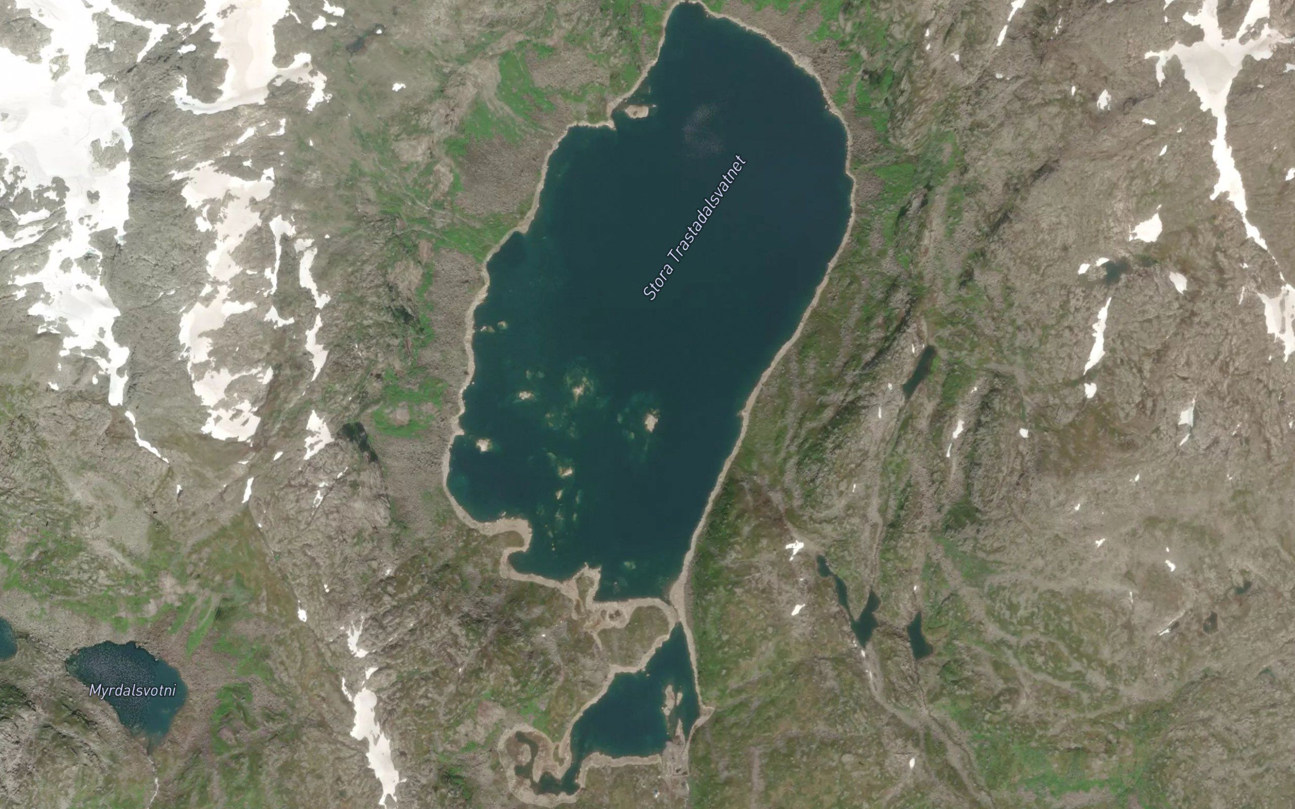 Trastadalsvatnet,store