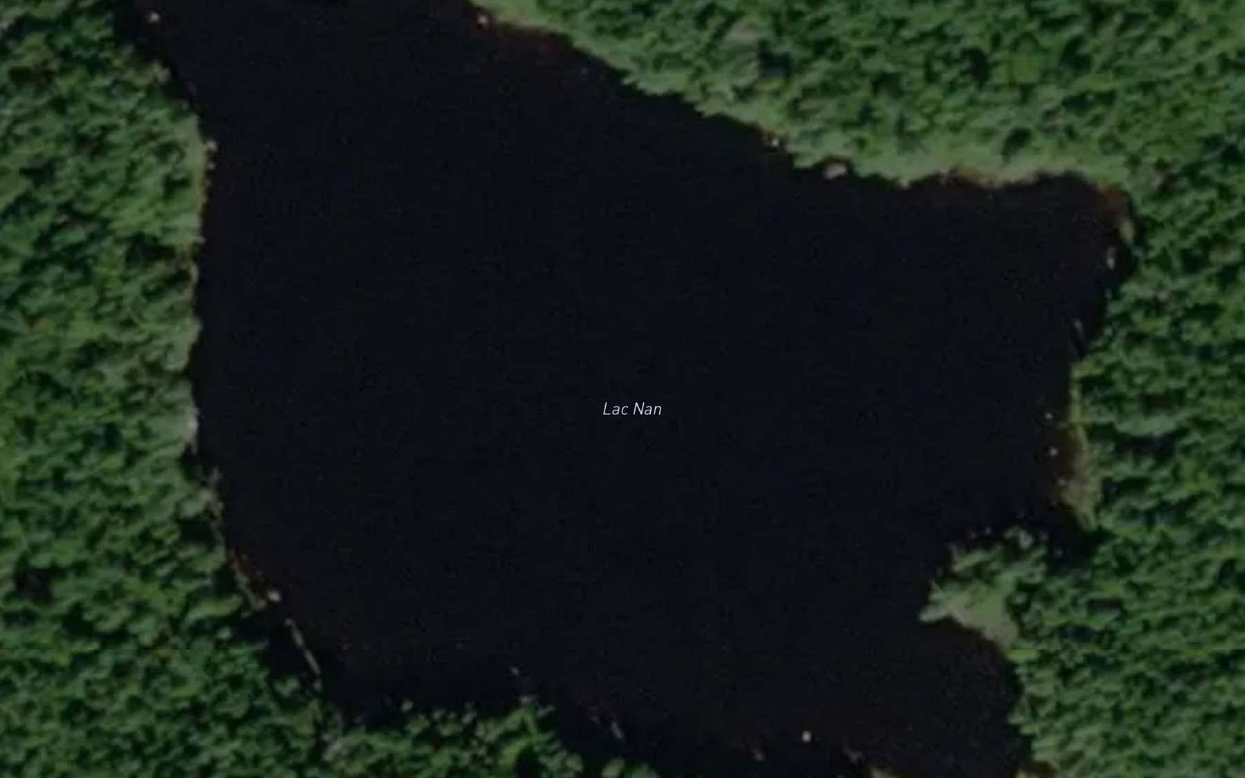 Satellite map of the Lac Nan