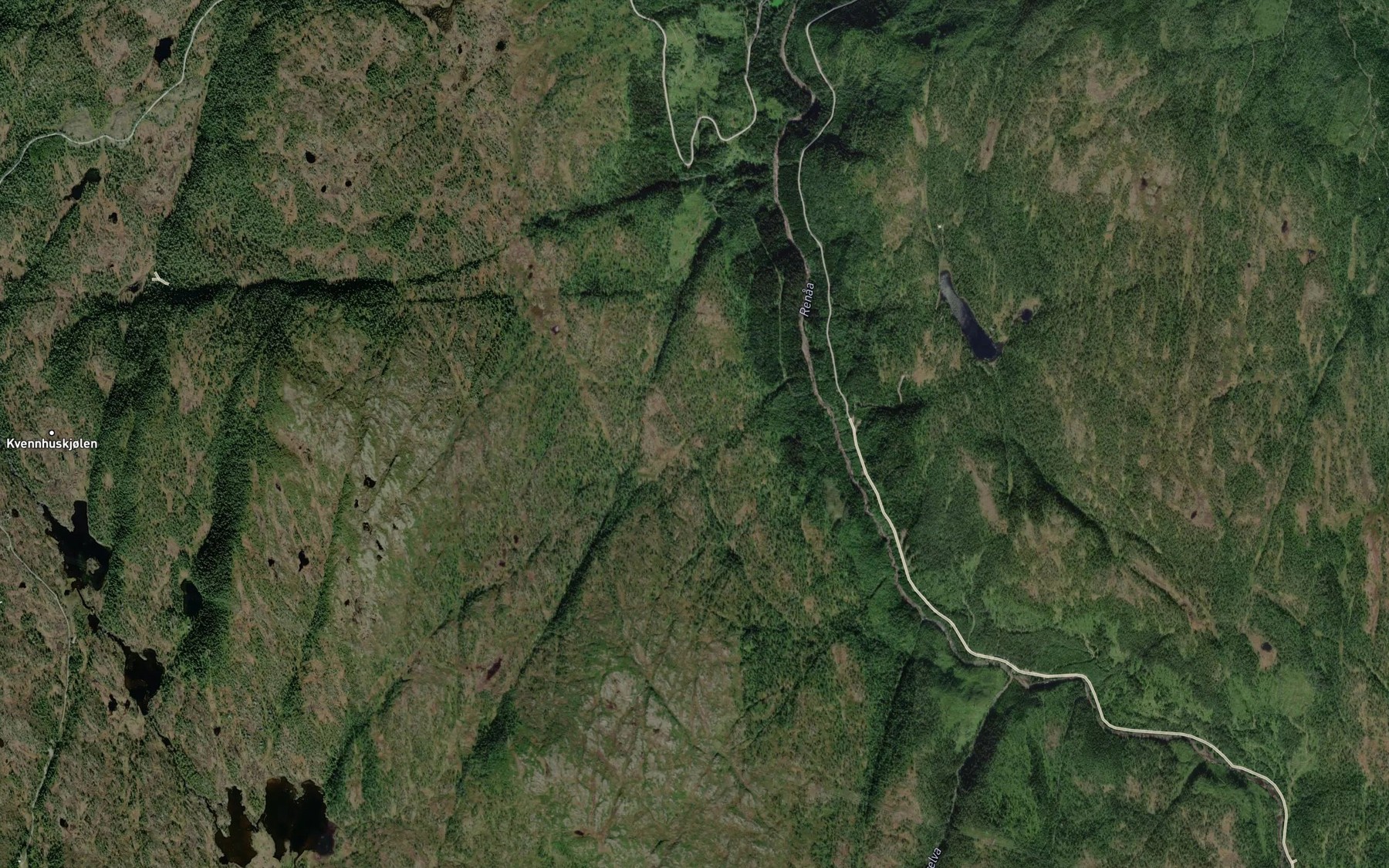 Satellite map of the Garbergsbekken