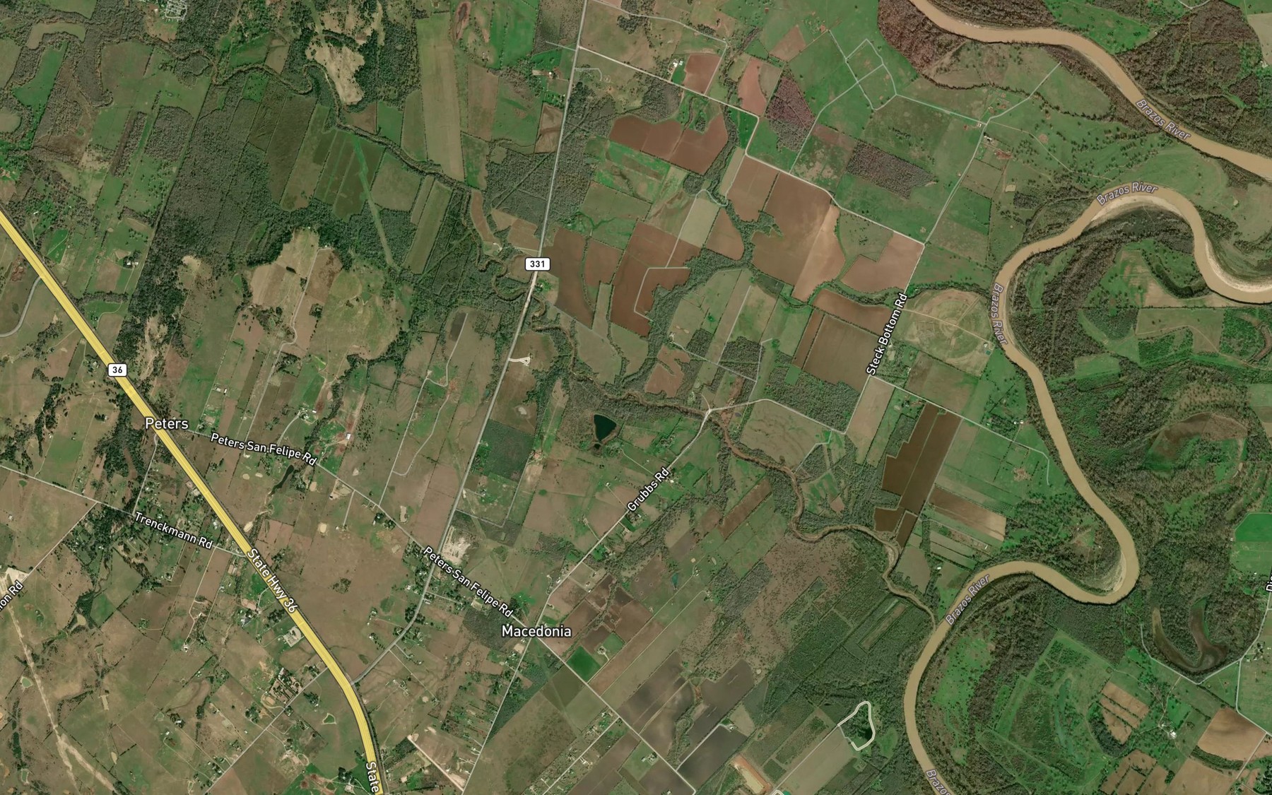 Satellite map of the William Creek