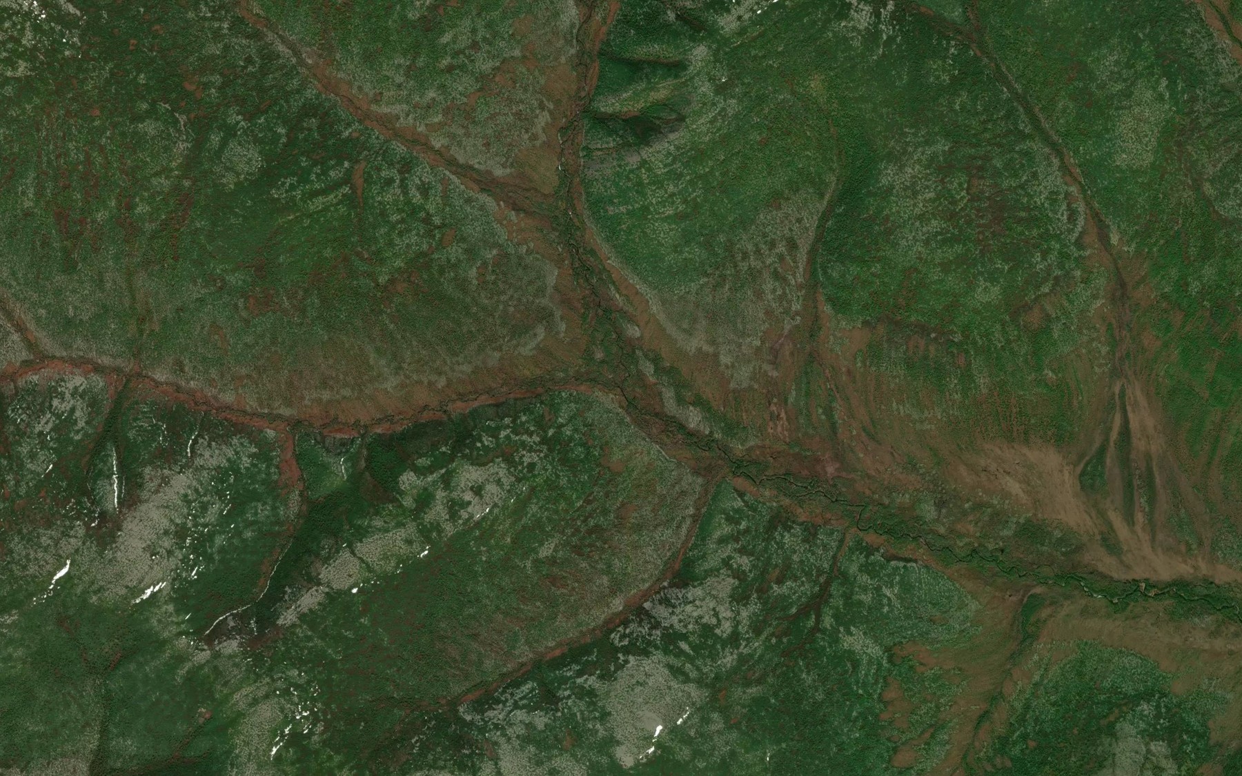 Satellite map of the Mech