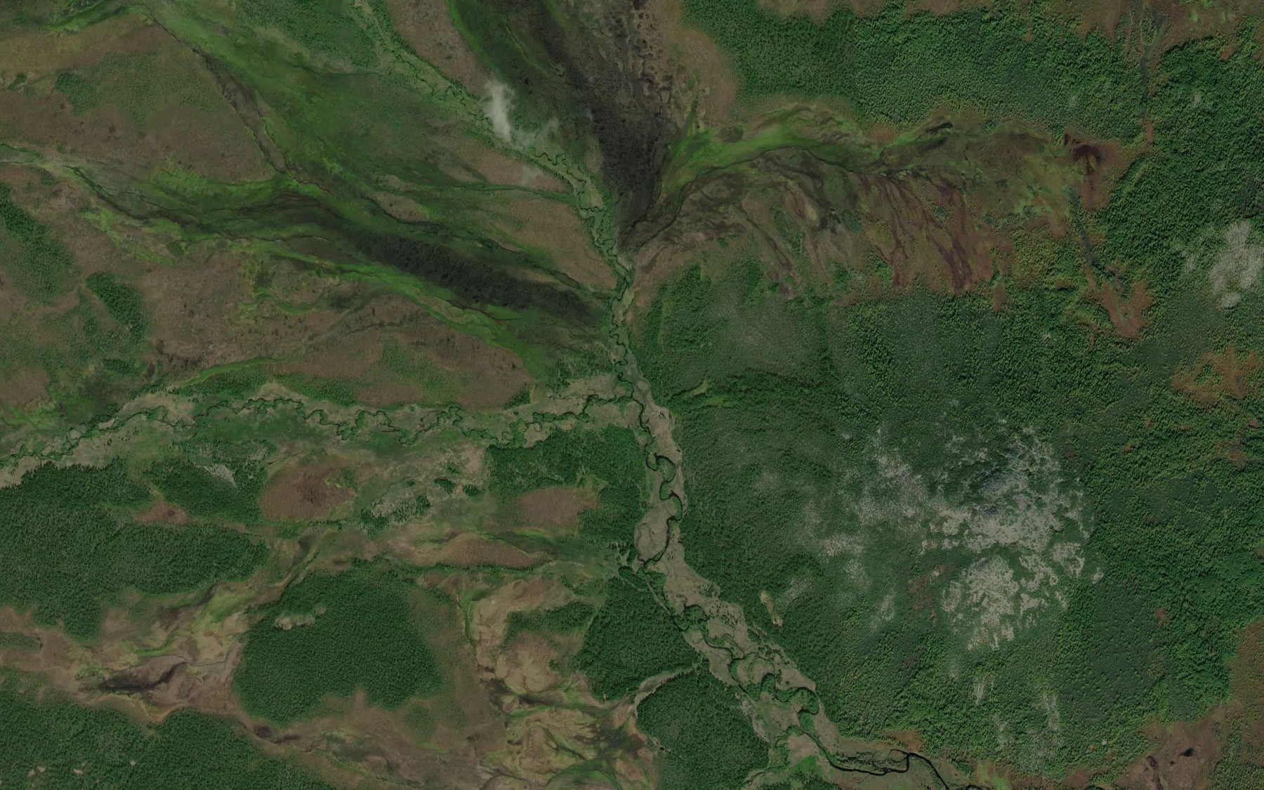 Satellite map of the Verkhniy